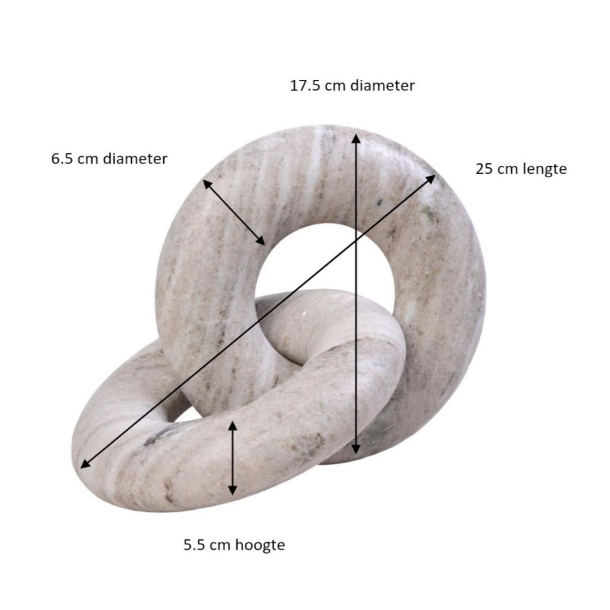 RAF DELUXE The Marble Ring Beige - Small
