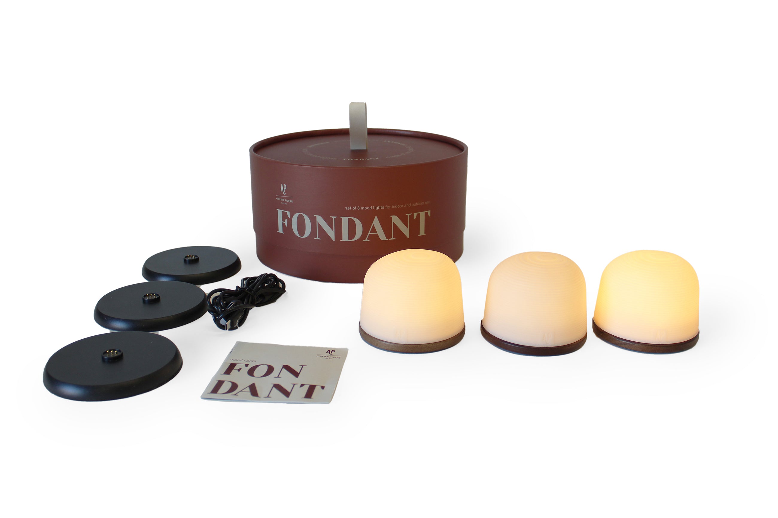 Atelier Pierre Fondant Sfeerlamp - Small Set/3