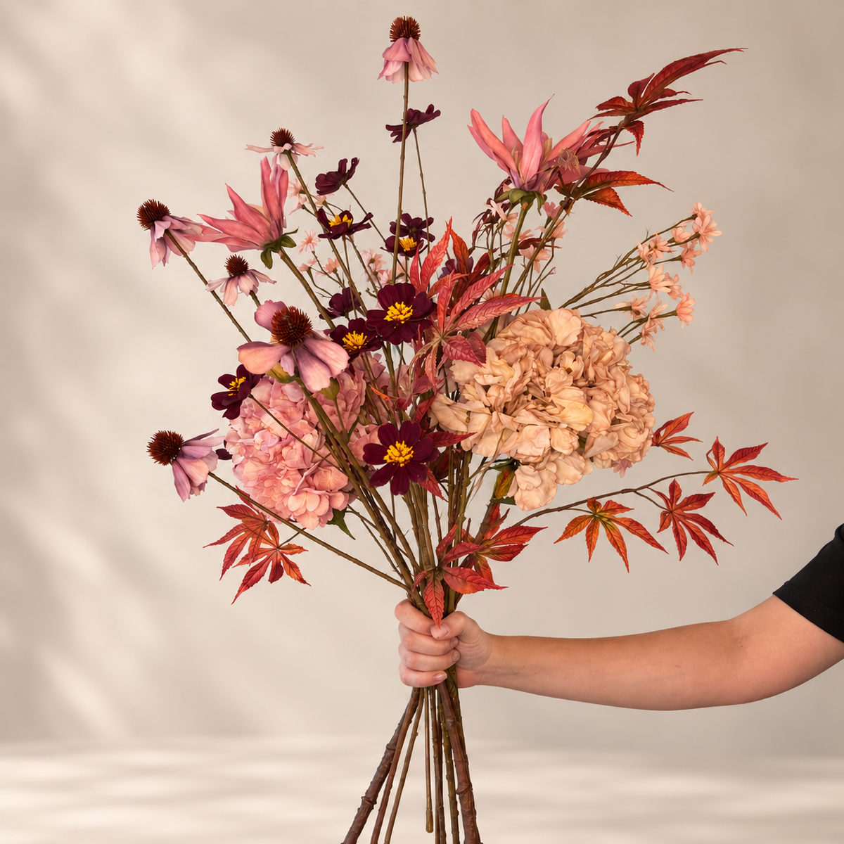 Silk bouquet - purple haze