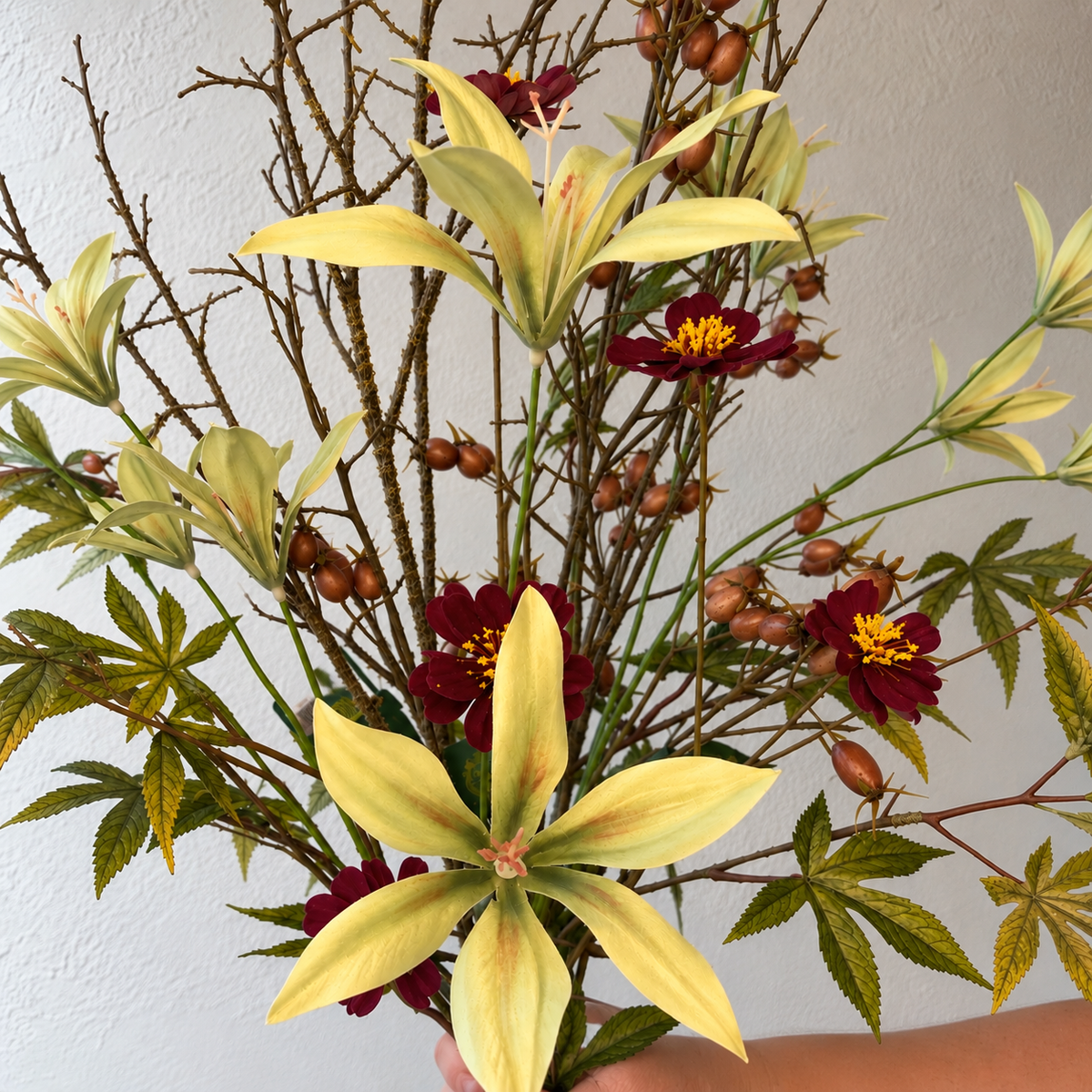 Silk bouquet - purple haze
