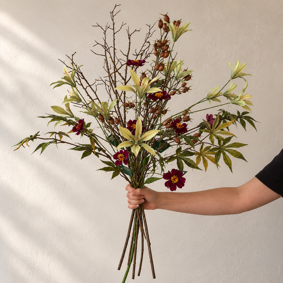 Silk bouquet - purple haze