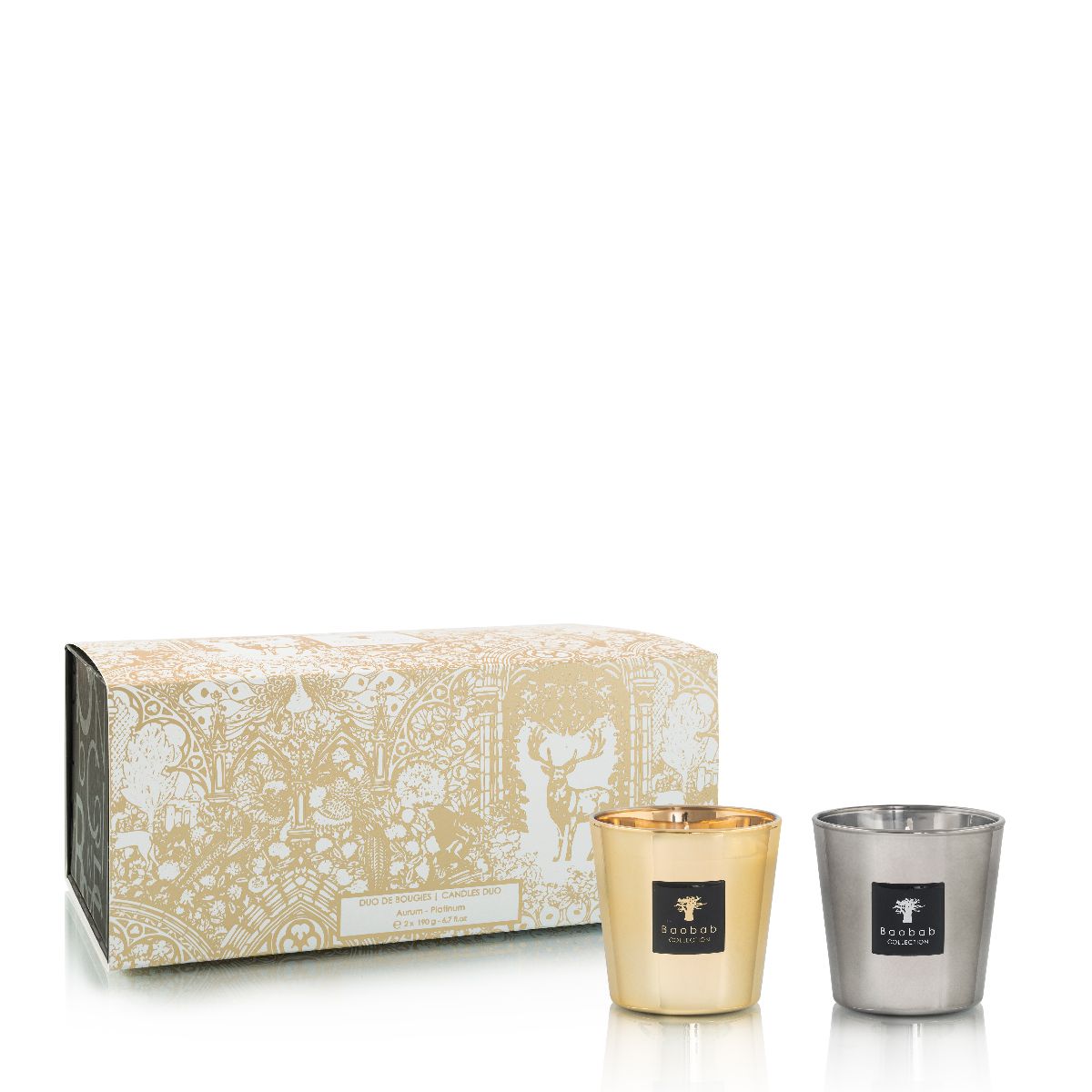Baobab geurkaars geschenkset - Les Exclusives