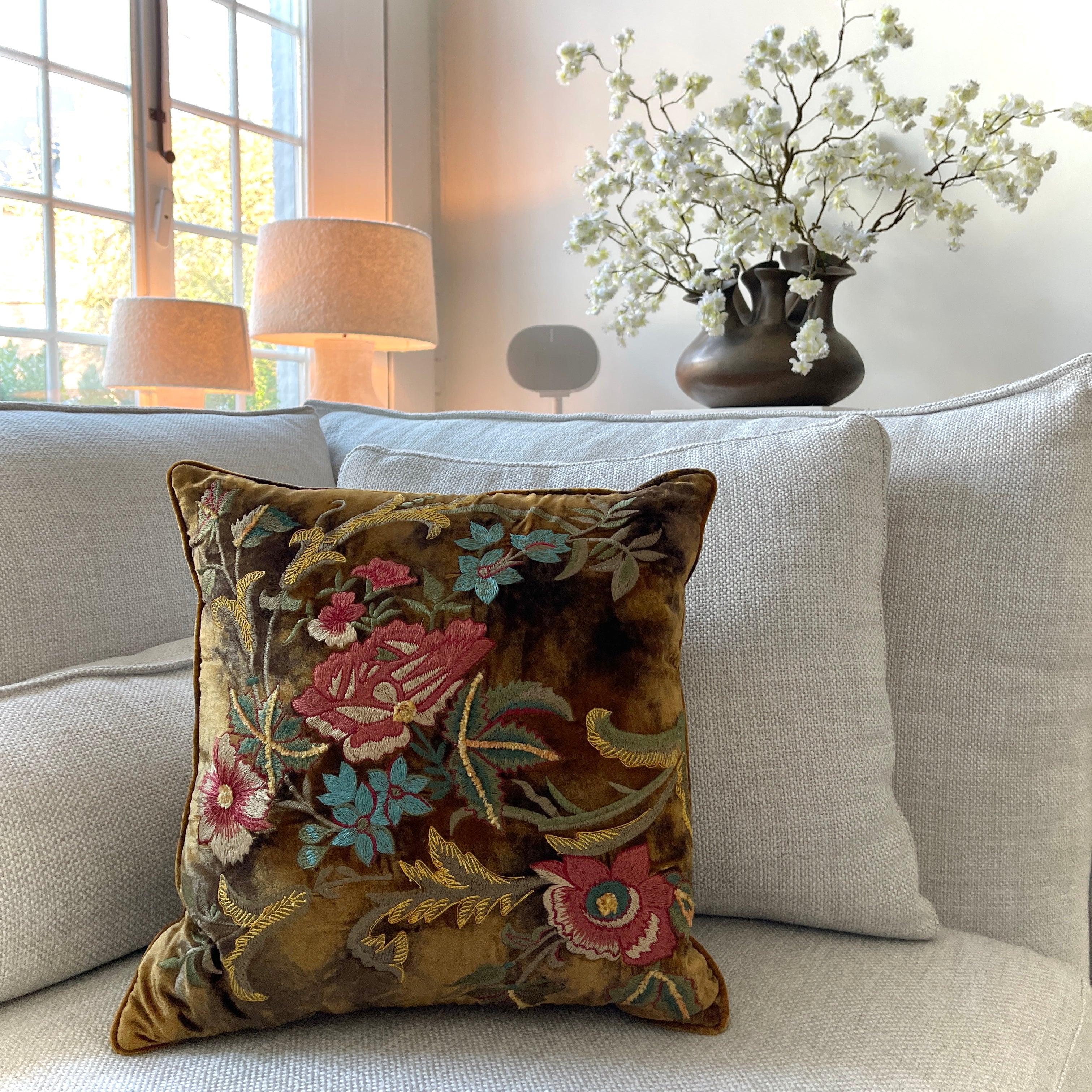 Anke Drechsel cushions - Lola shaded brown