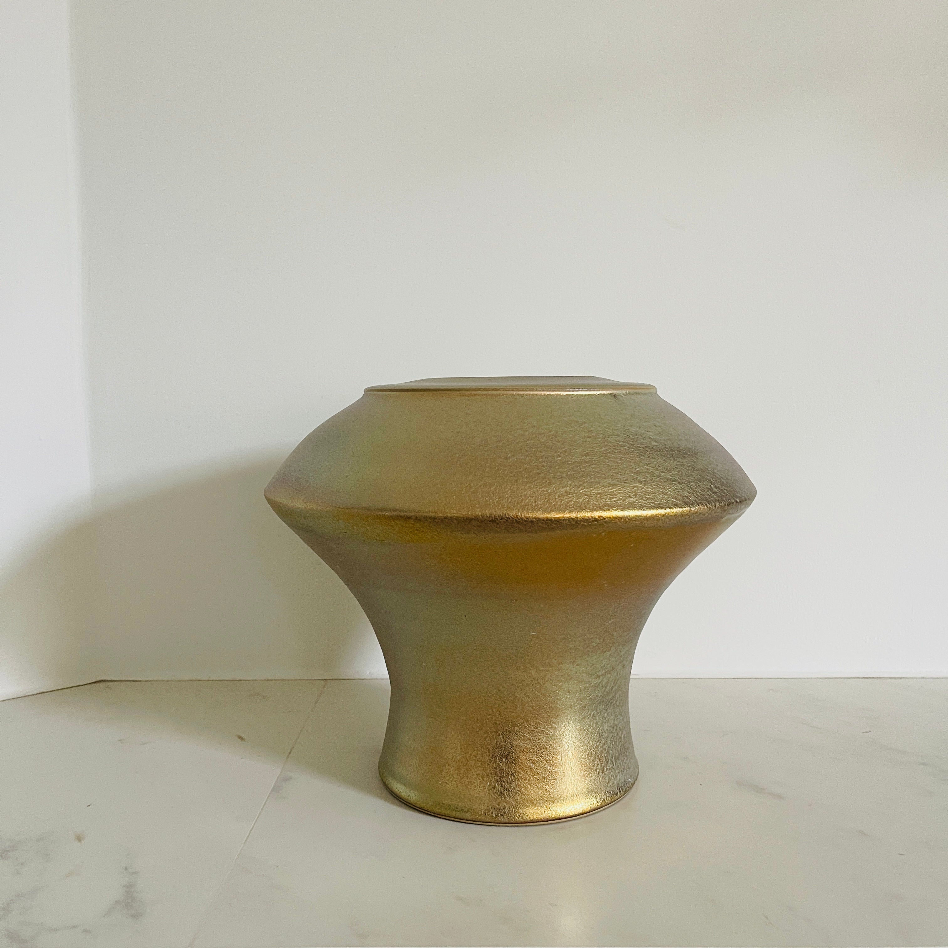 Mobach Ceramics vase KM175 - Gold