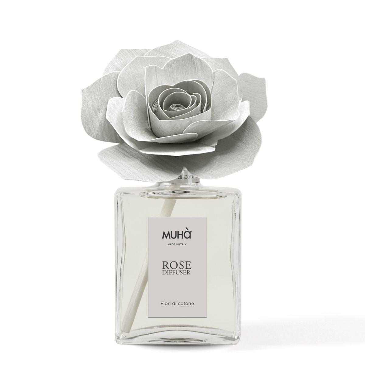 Muhà Reed Diffuser ROSE Cotton Flowers - 200ML
