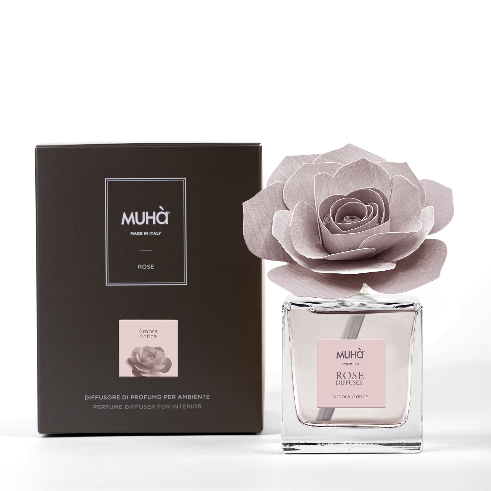 Muhà Scented Diffuser ROSE Ancient Amber - 100ML