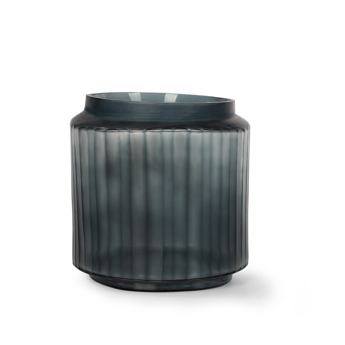 GUAXS Vase Tonda Clear/Dark Indigo - Large