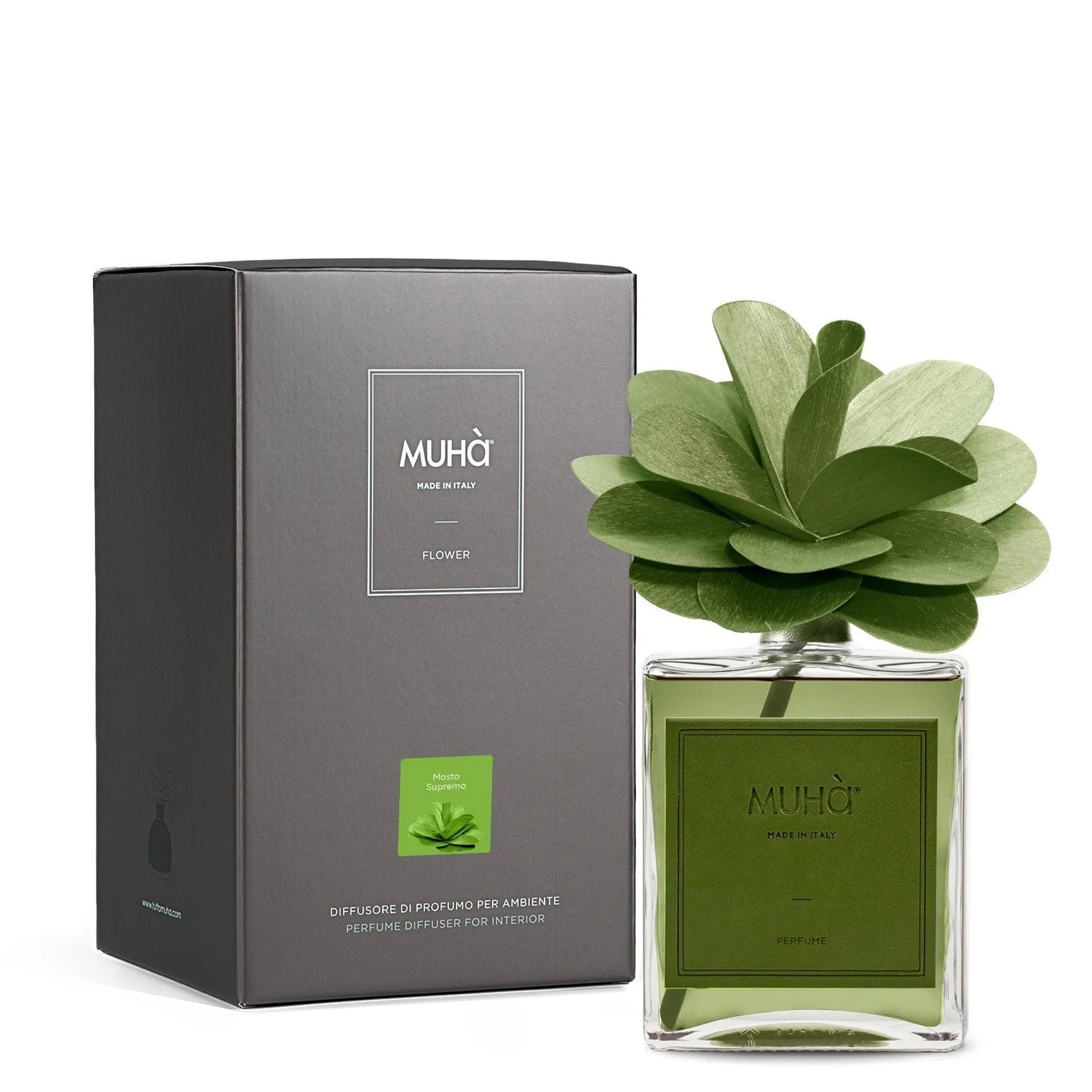 Diffuseur de parfum Muhà FLEUR Cèdre & Bergamote - 200ML