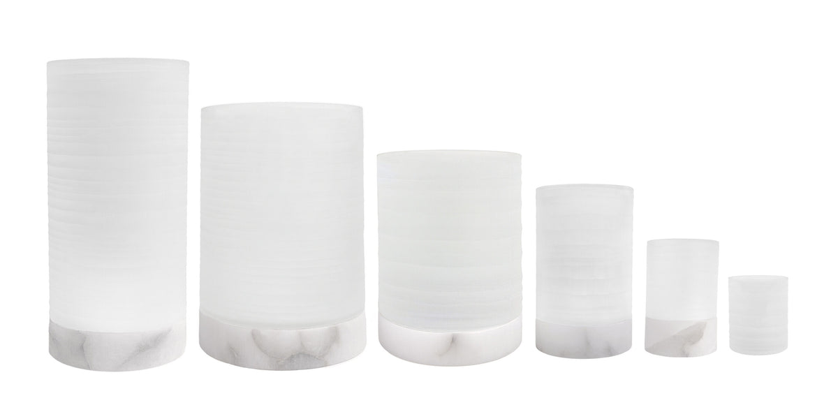 RAF DELUXE Hurricane Lamp Kalle Frosted White - Small