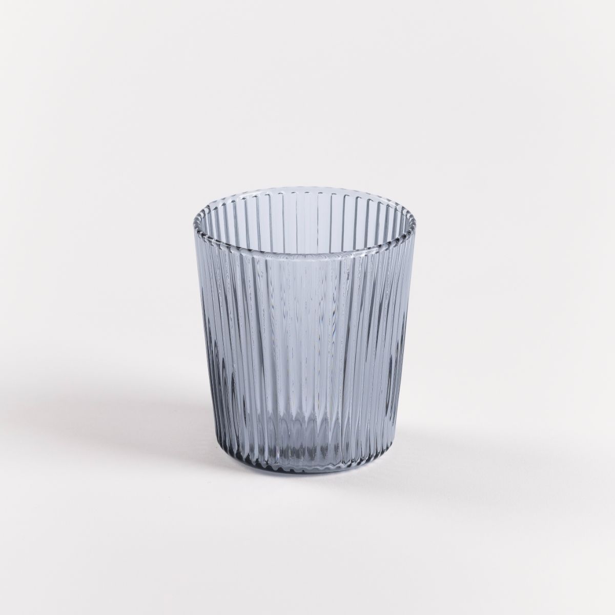 Paveau Colourful Ribbed Water Glass - Twilight