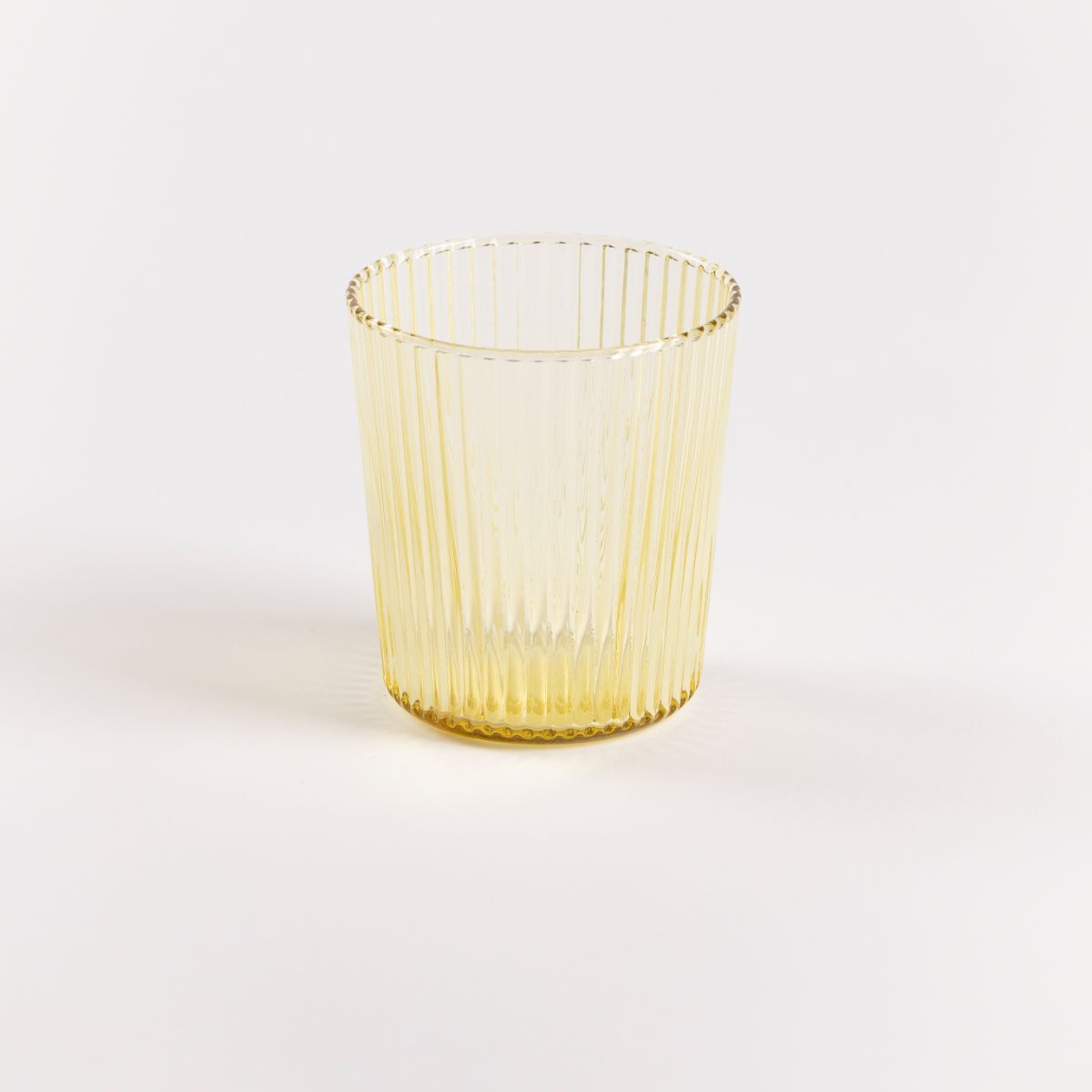 Paveau Colourful ribbed water glass - Cable