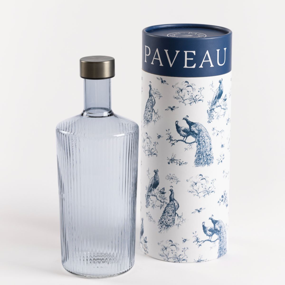 Paveau Colourful Ribbed Water Bottle - Twilight