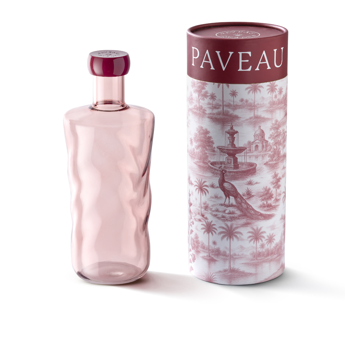 Paveau Colorful Swirl Water Bottle Large - Silt (Burgundy)