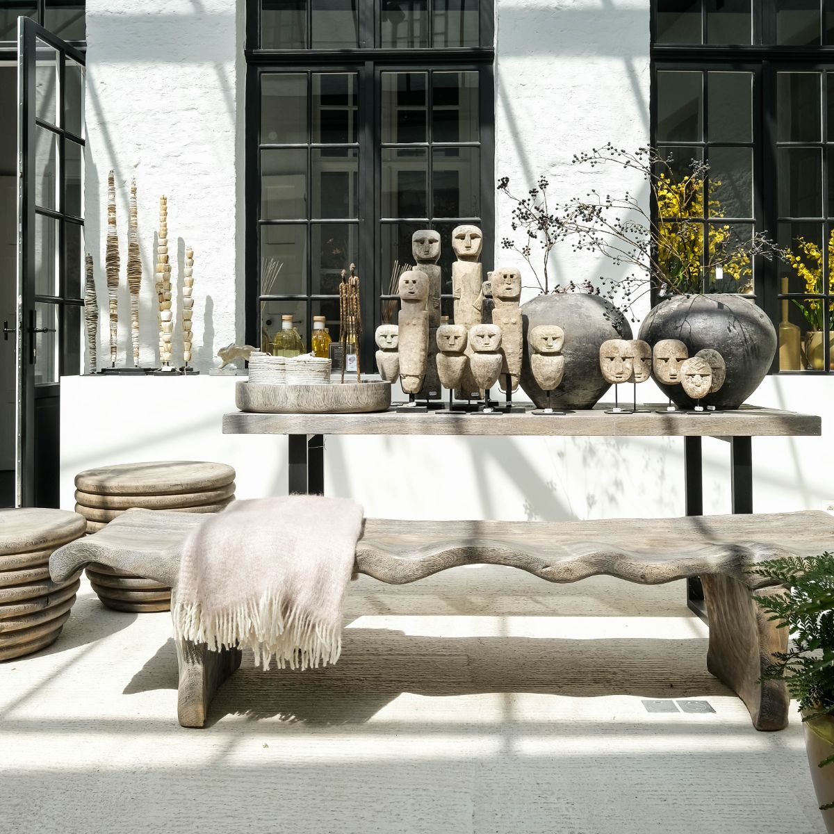 Magazijn Breit terracotta bol pot