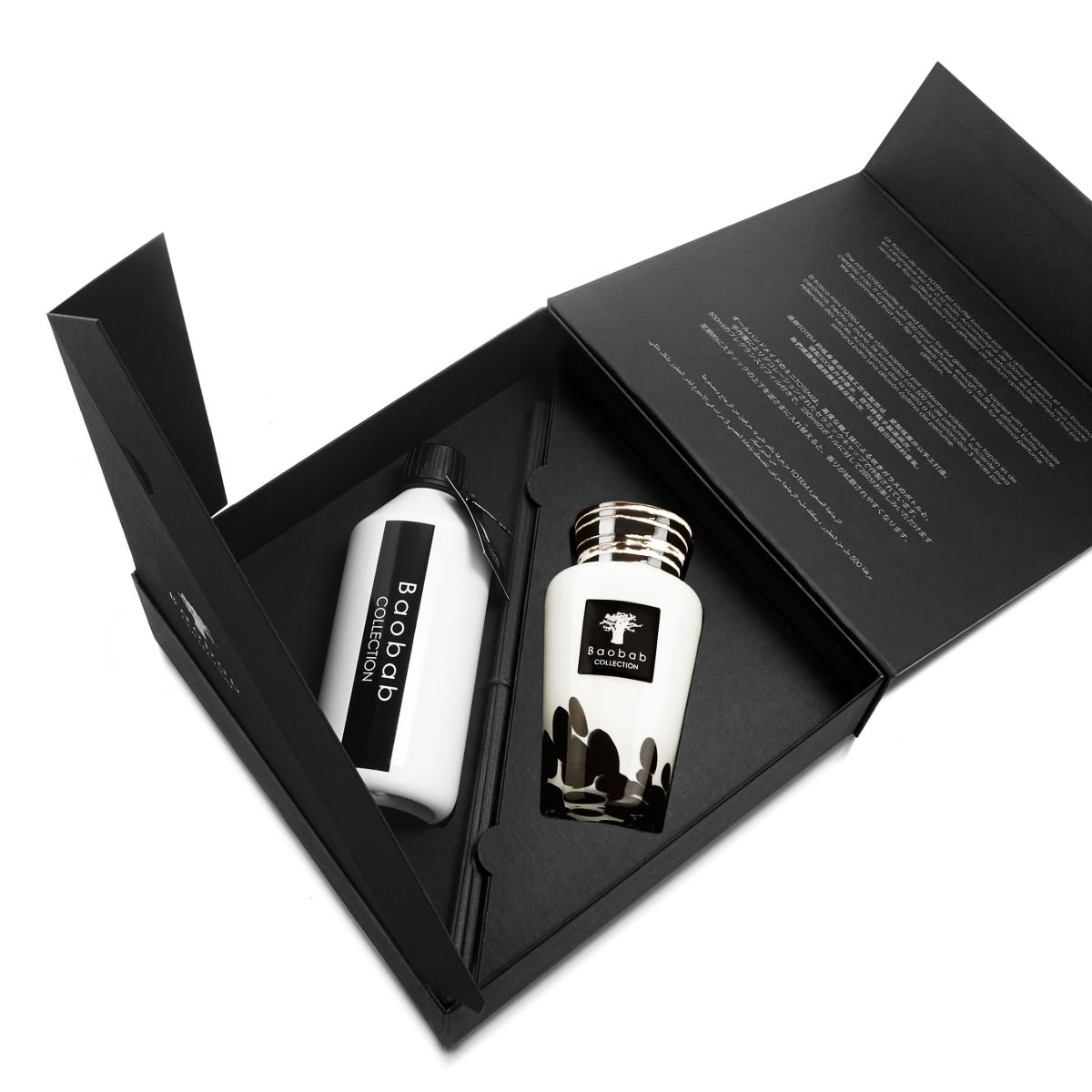 Baobab Totem Diffuser - Black Feathers