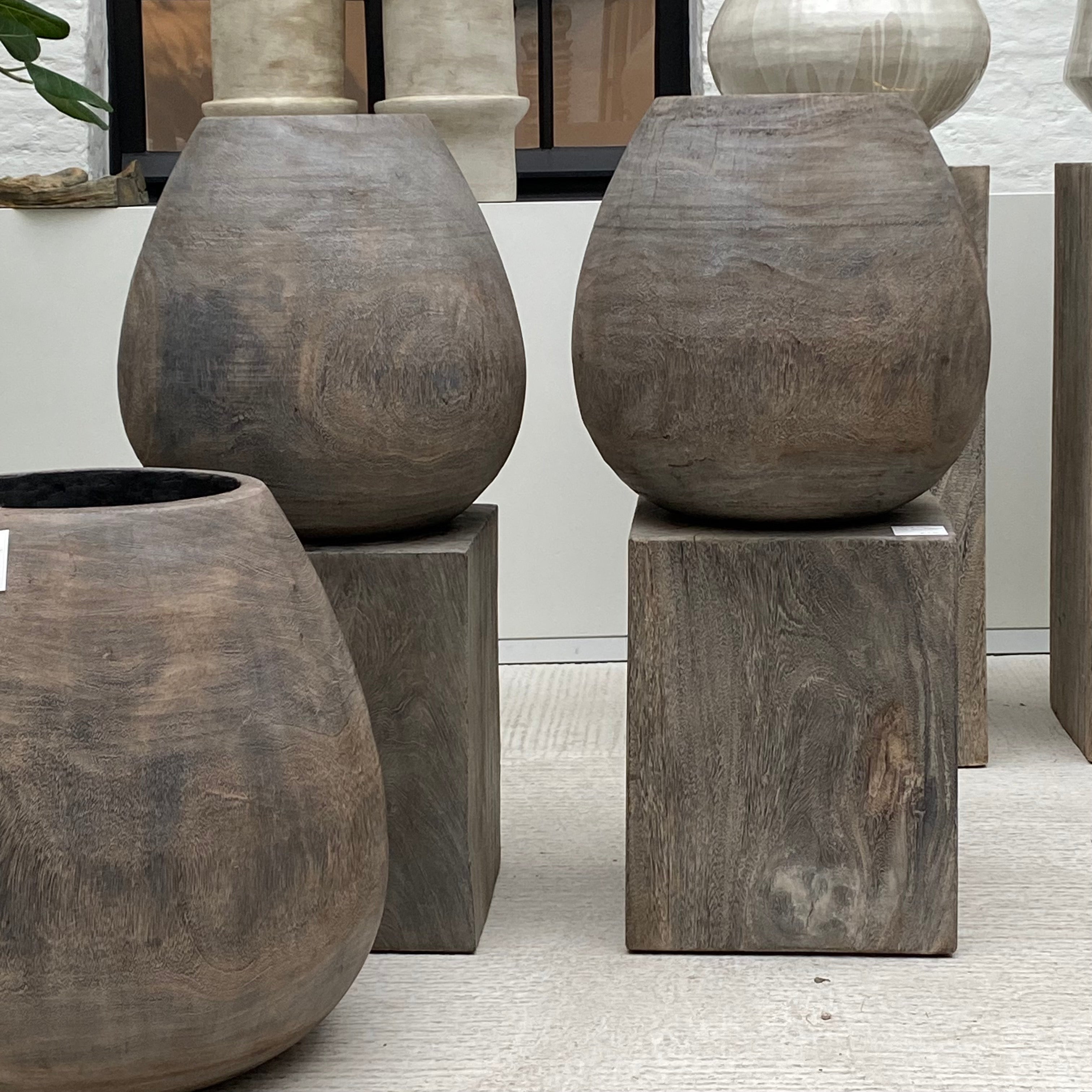 Warehouse knit pot suar wood grey (M)