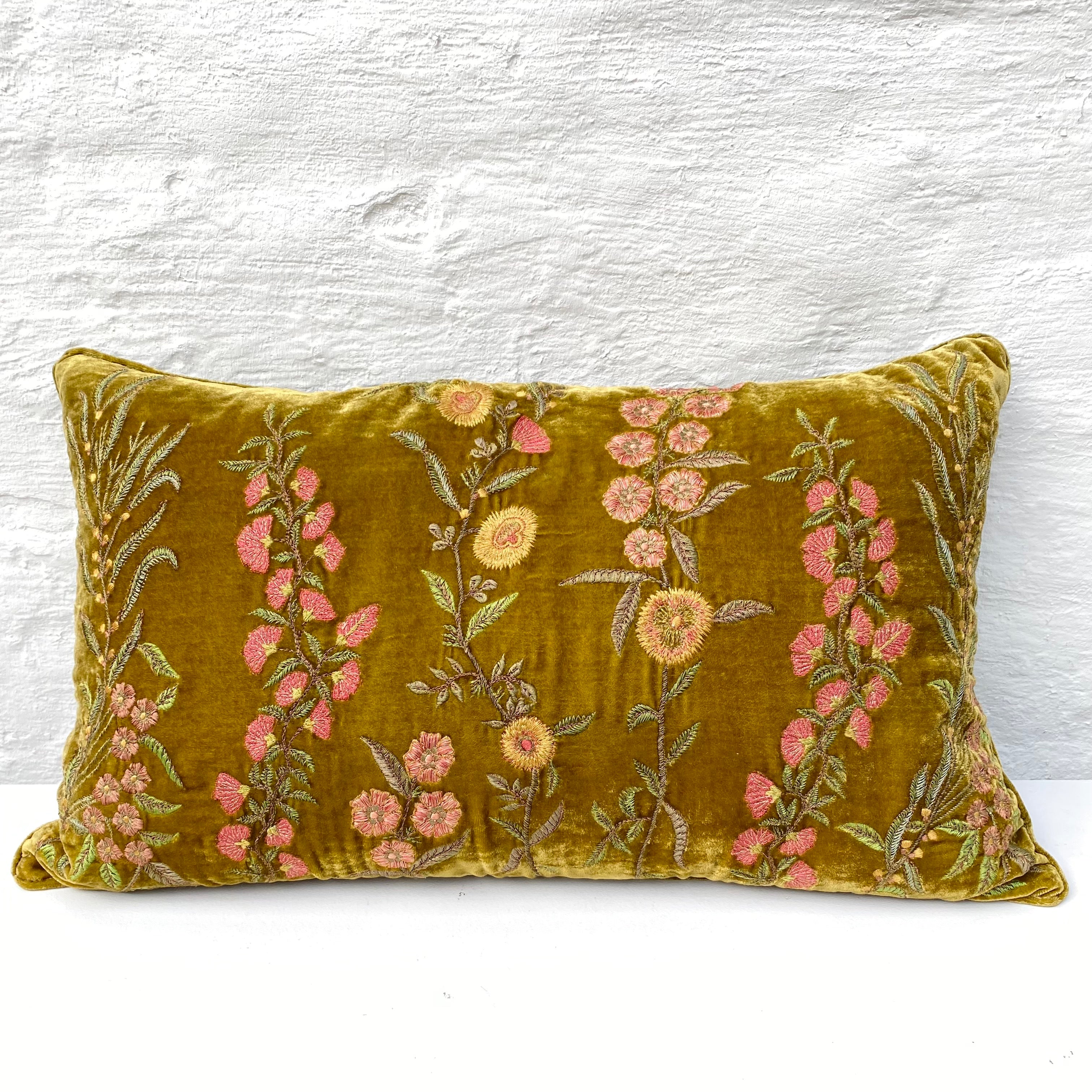 Anke Drechsel kussen - Tivoli Foliate Green