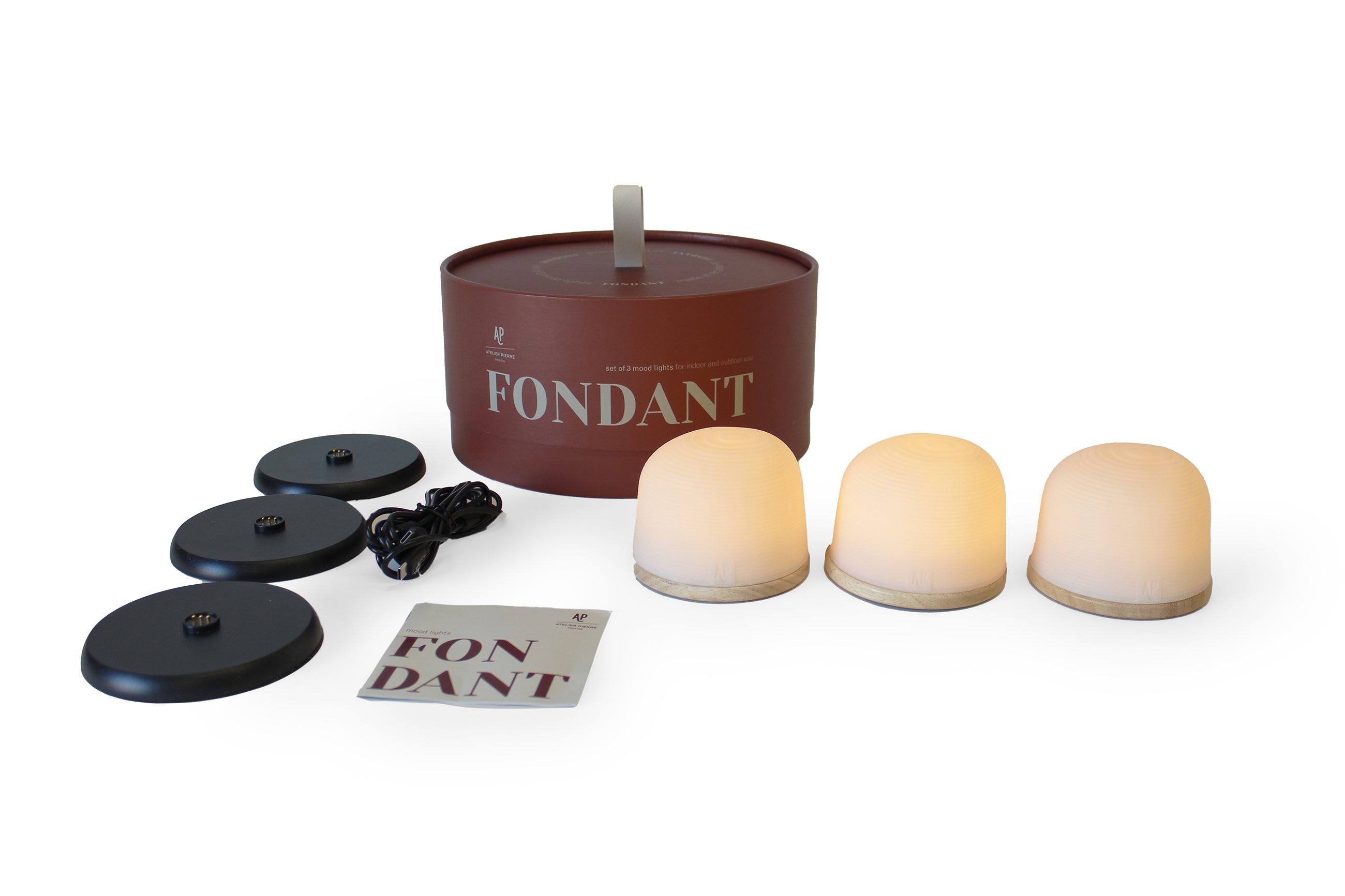 Atelier Pierre Fondant Sfeerlamp - Small Set/3