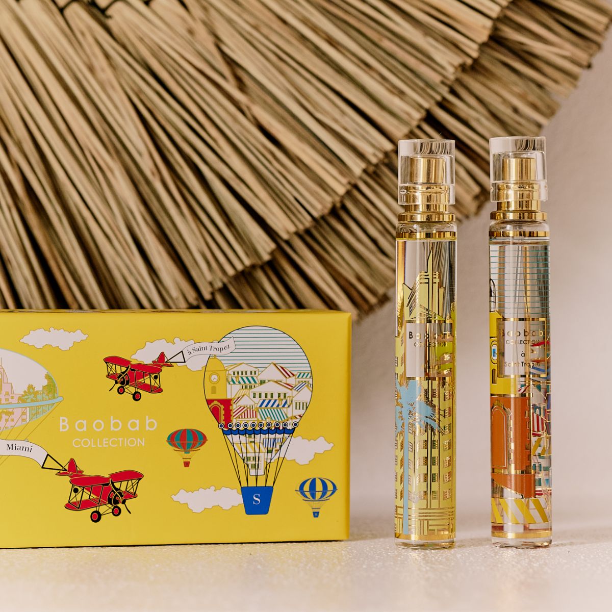 Baobab Interieursprays - Gift Box Home Spray Miami & Saint-Tropez