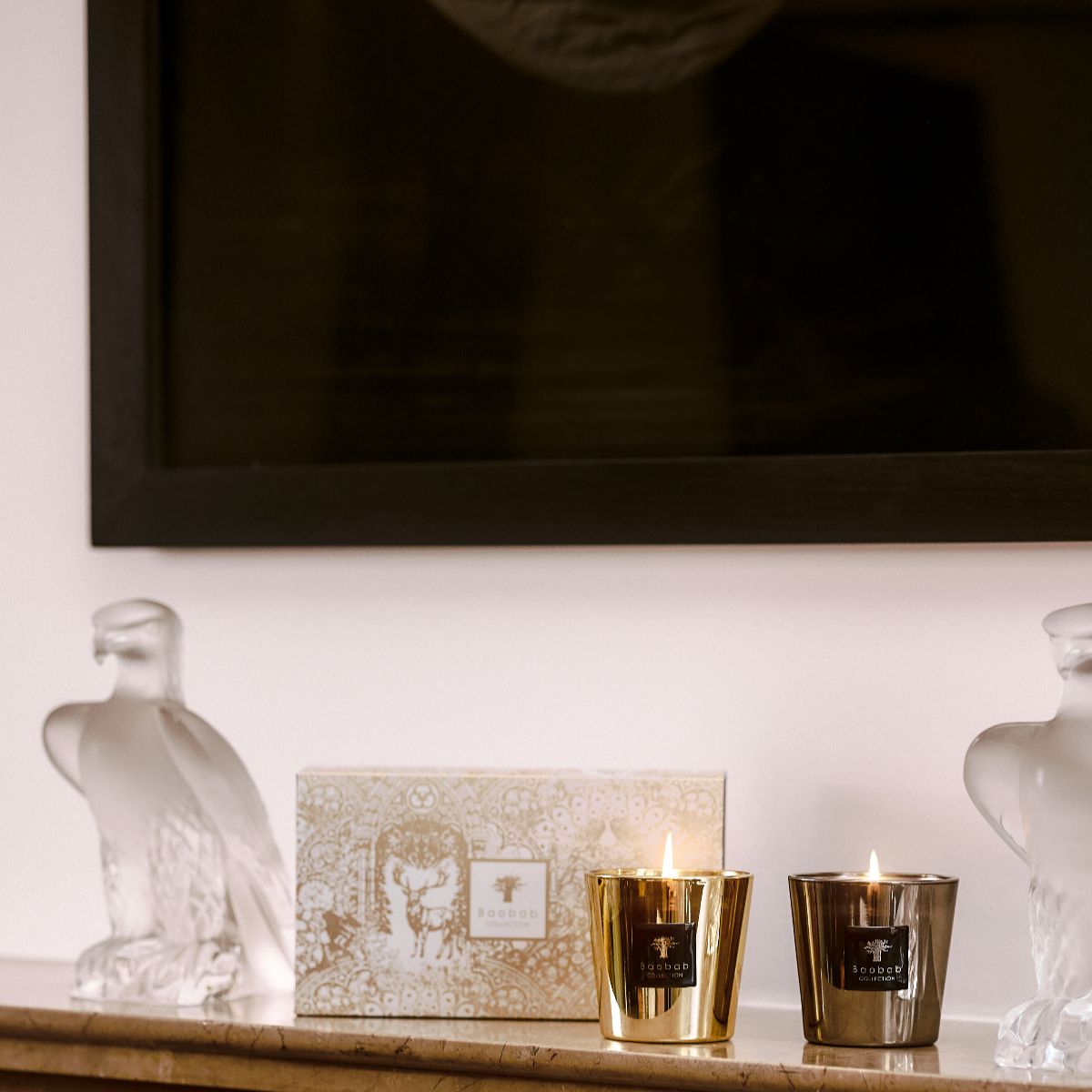 Baobab Scented Candle Gift Set - Les Exclusives
