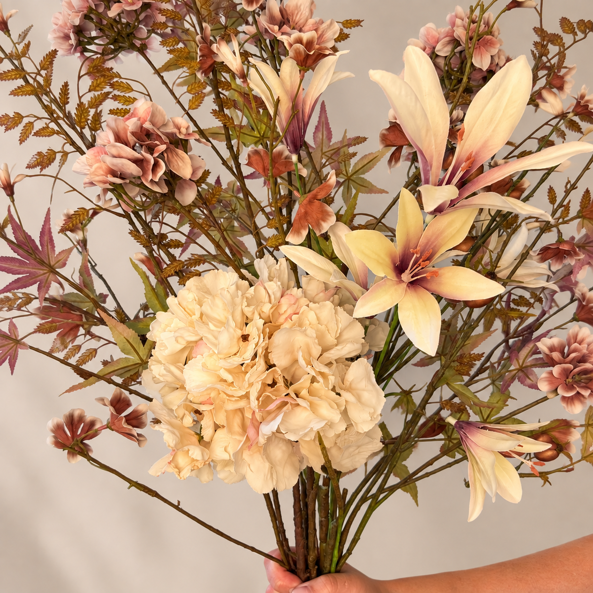 Silk bouquet - purple haze