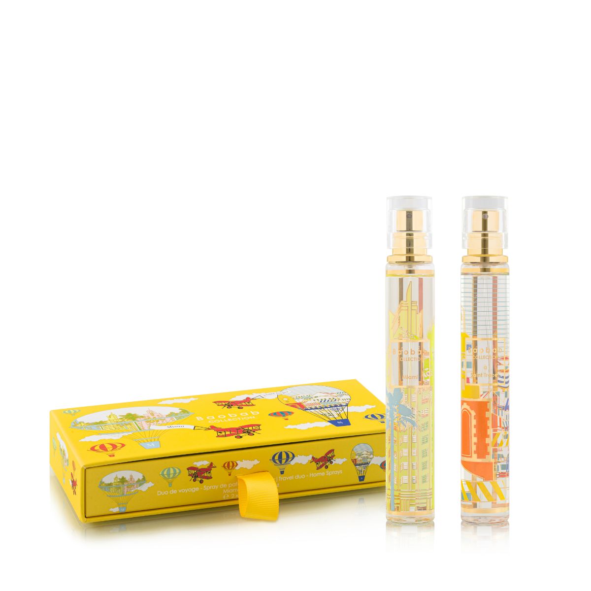 Baobab Interior Sprays - Gift Box Home Spray Miami & Saint-Tropez