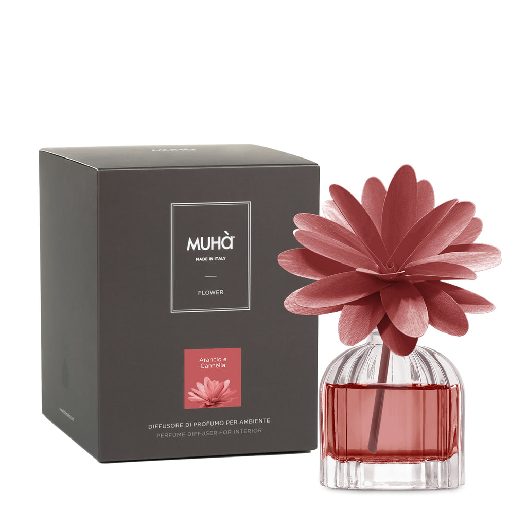 Muhà geurdiffuser FLOWER Arancio & Cannella - 60ML