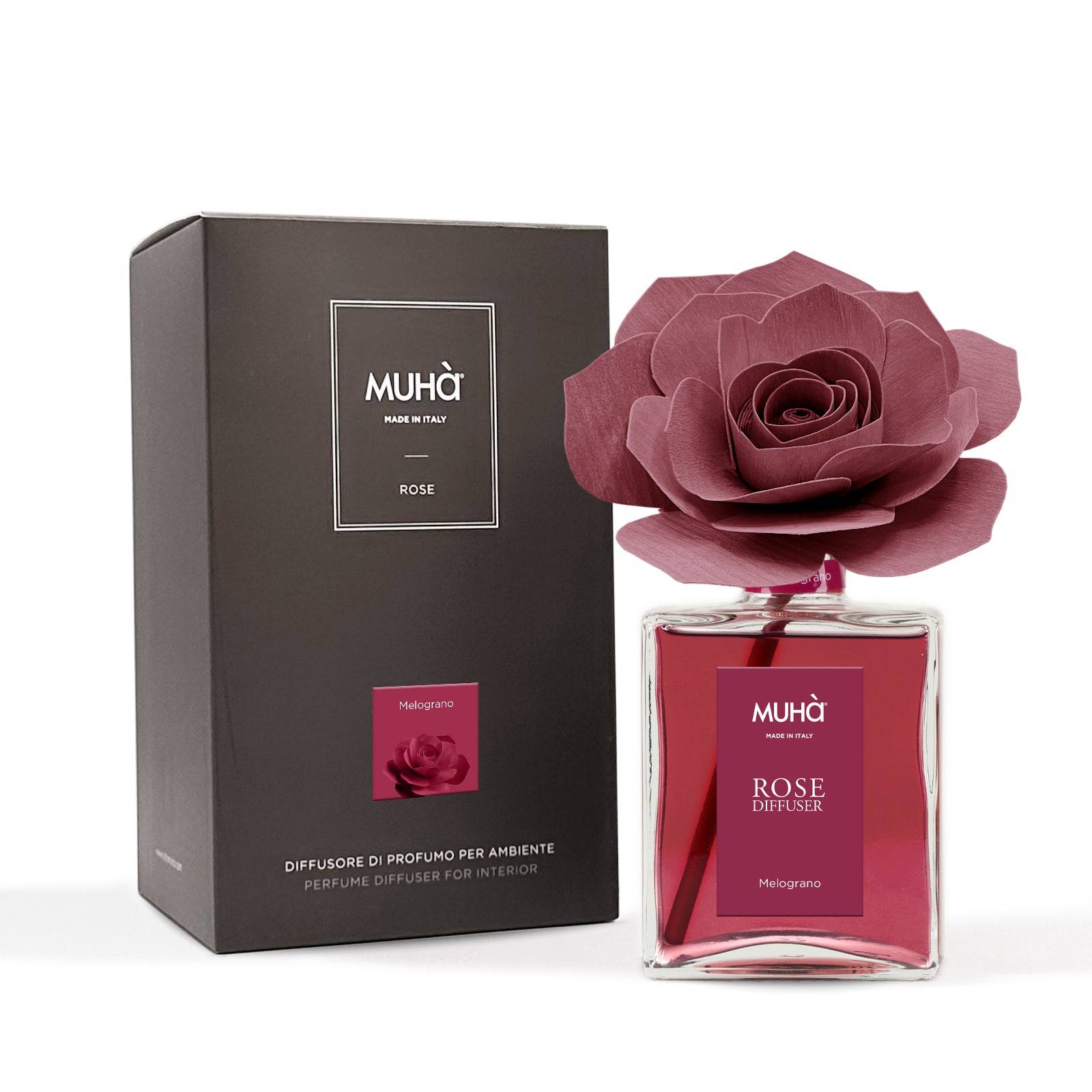 Muhà Reed Diffuser ROSE Pomegranate - 200ML