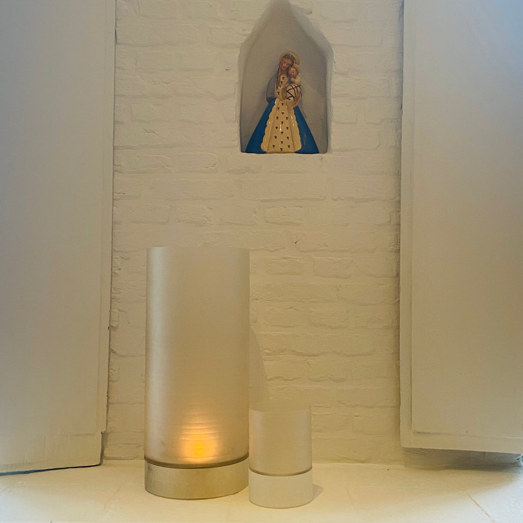 RAF DELUXE Windlicht Kalle Frosted White - Xtra Large