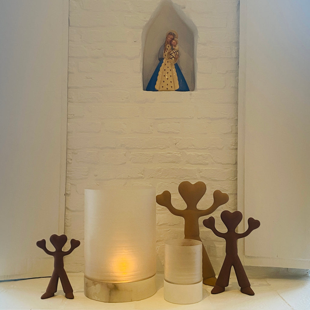 RAF DELUXE Windlicht Kalle Frosted White - Large