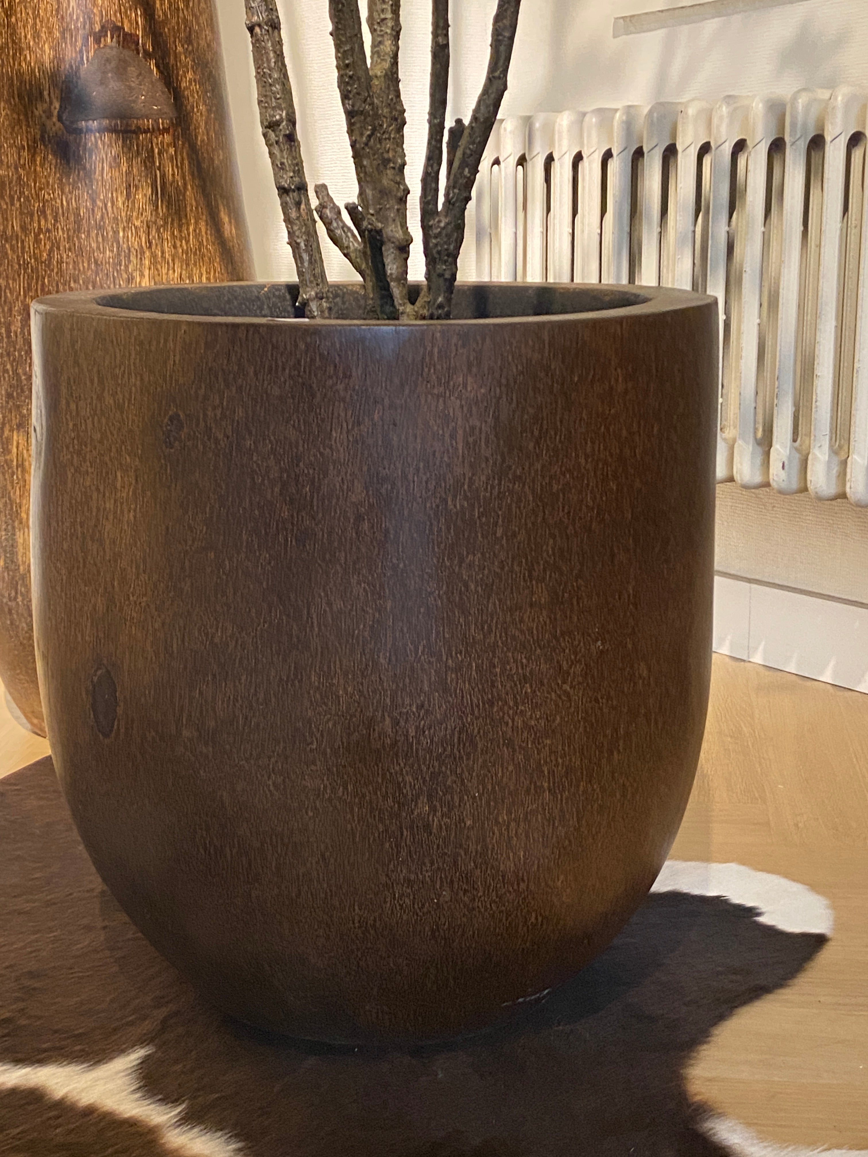 Warehouse Breit Palm Pot brown