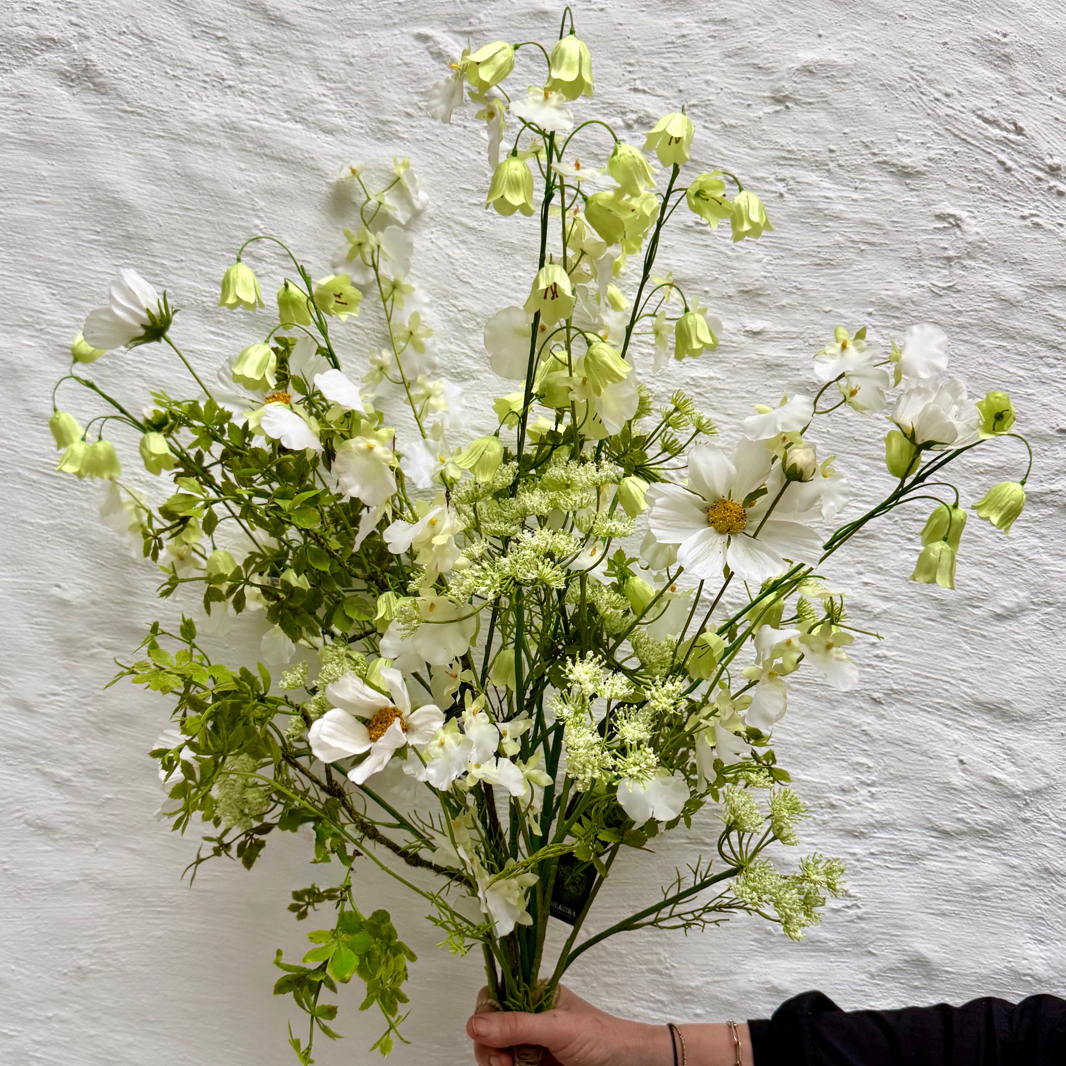 Zijdeboeket - White whisper