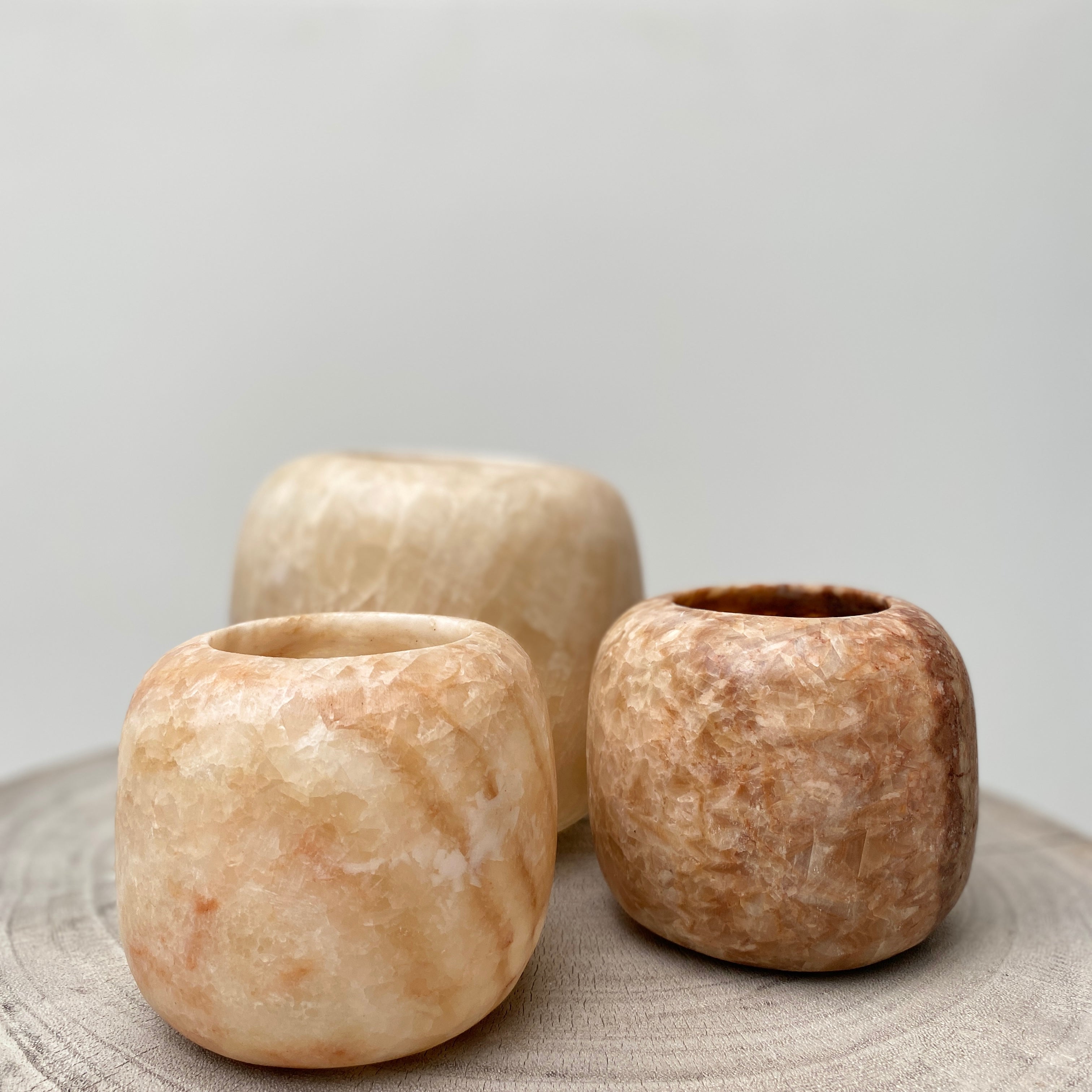 Alabaster Theelichthouder Curra Small (14cm)