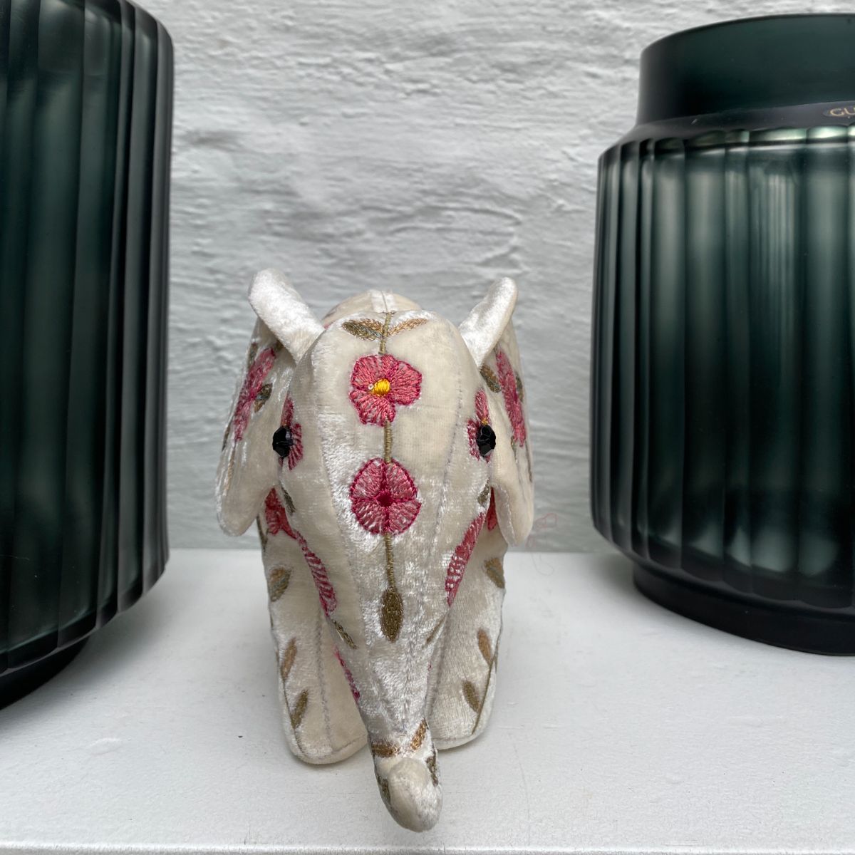 Anke Drechsel Hand-Embroidered Mini Elephant - Megan Ivory
