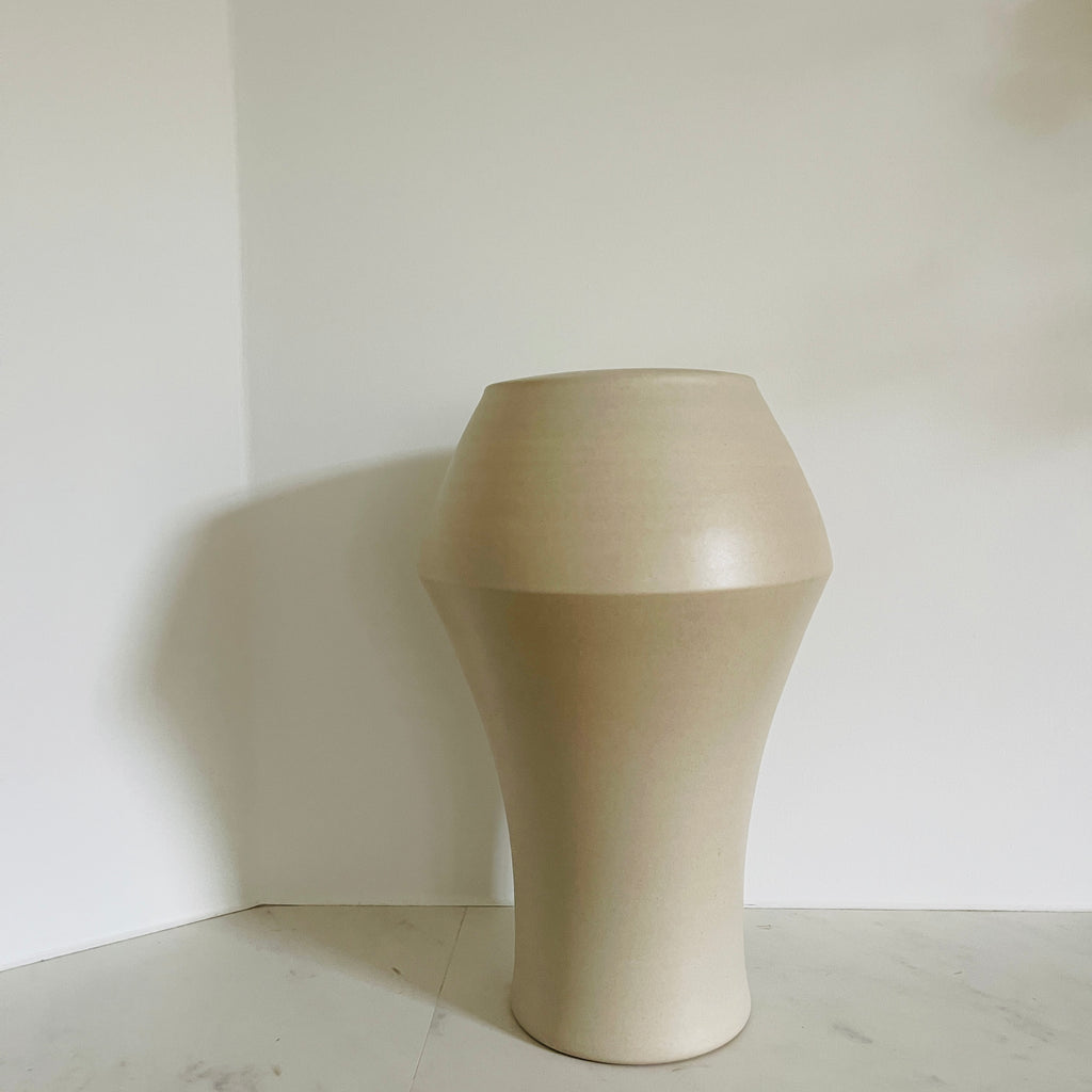 Mobach Keramiek vaas KM179 - Ecru