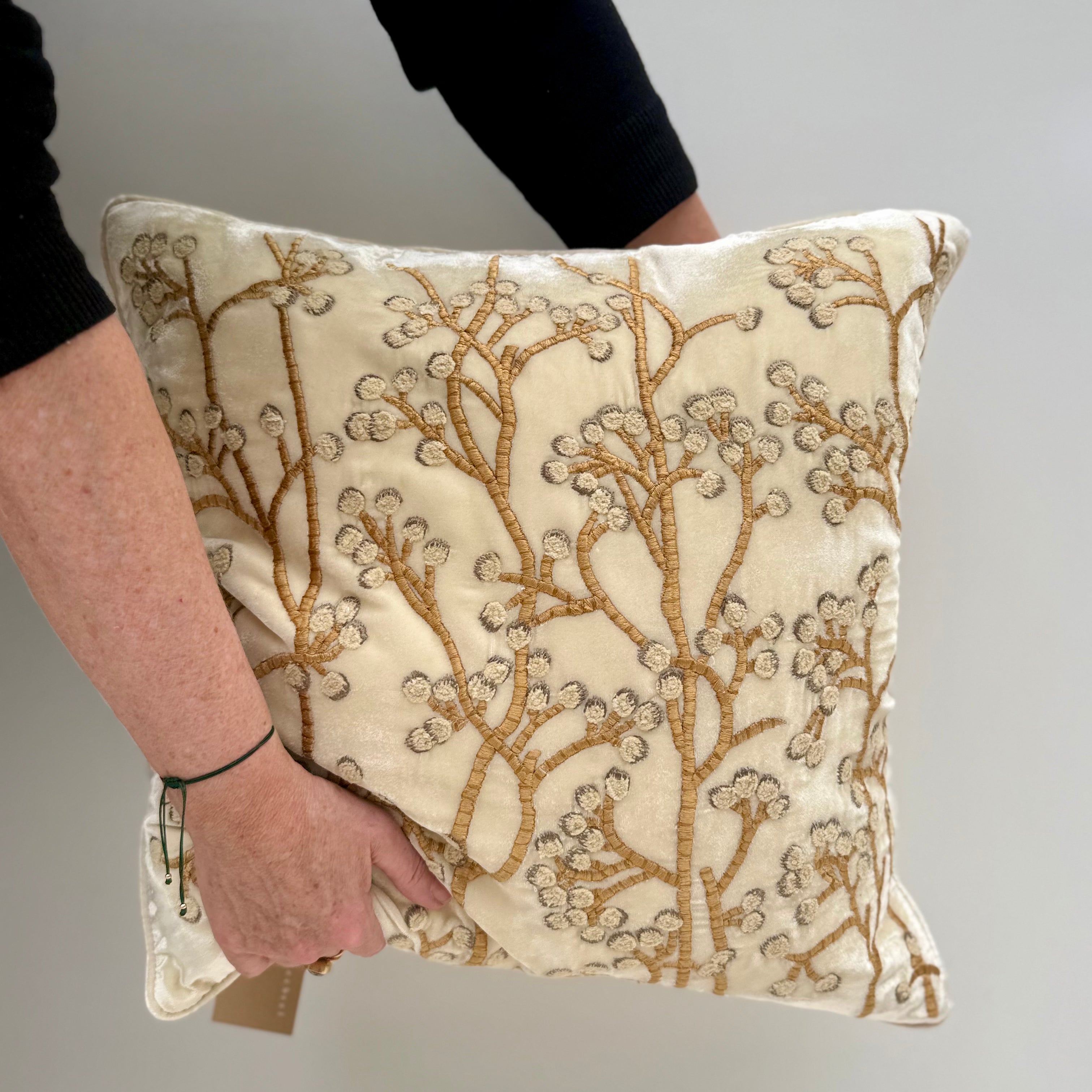 Anke Drechsel Cushions - Berries Ivory