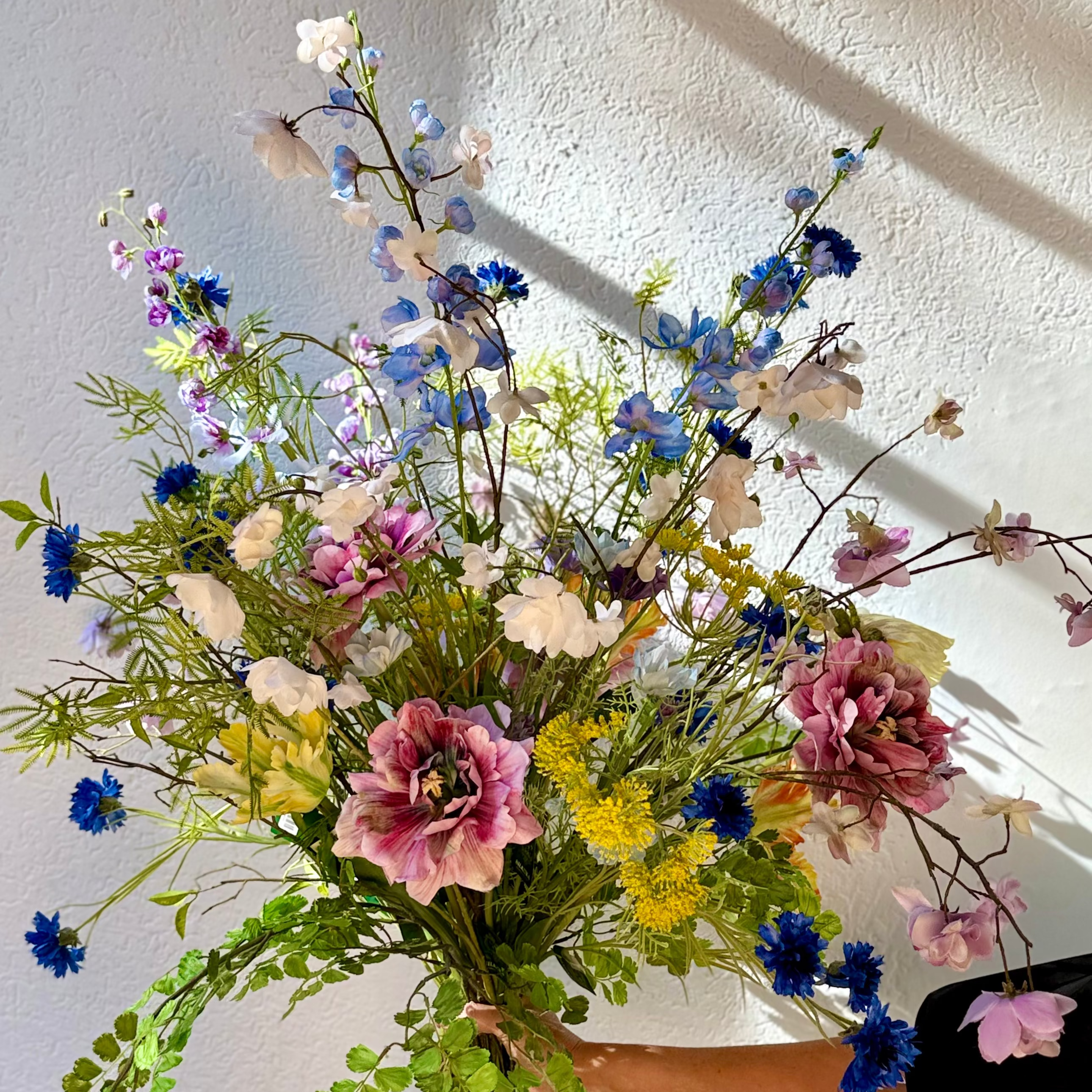 Silk bouquet - purple haze