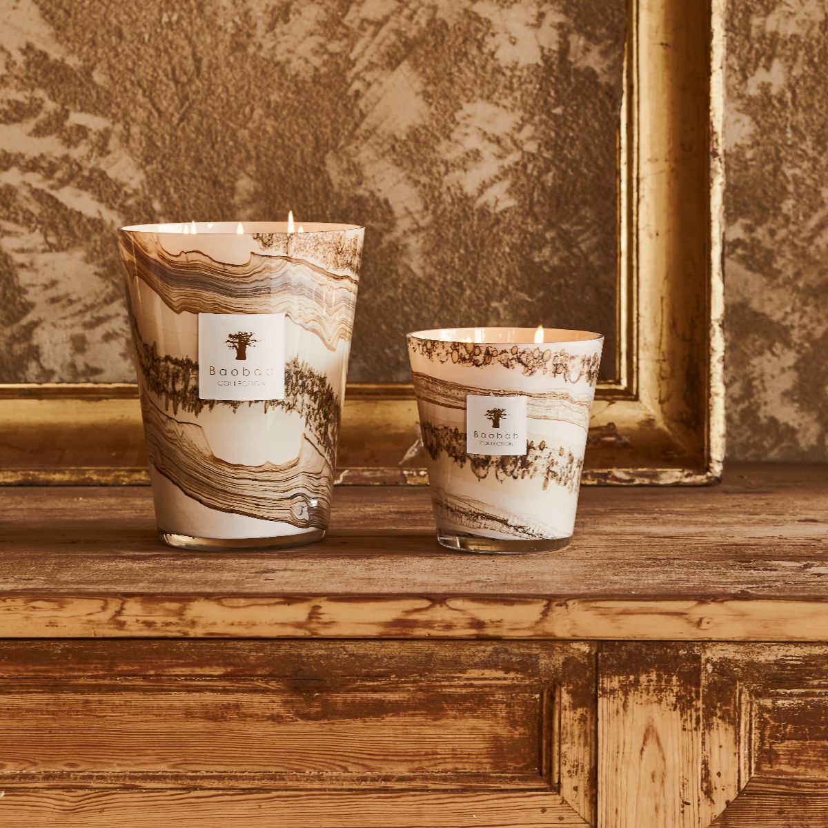 Baobab Scented Candle - Sand Siloli