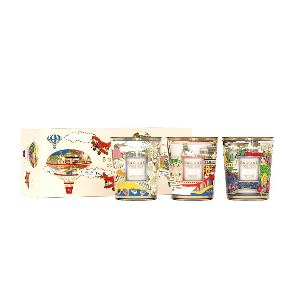 Baobab Scented Candle - TRIO TRAVEL CANDLES PROVENCE-MONACO-COTE D'AZUR
