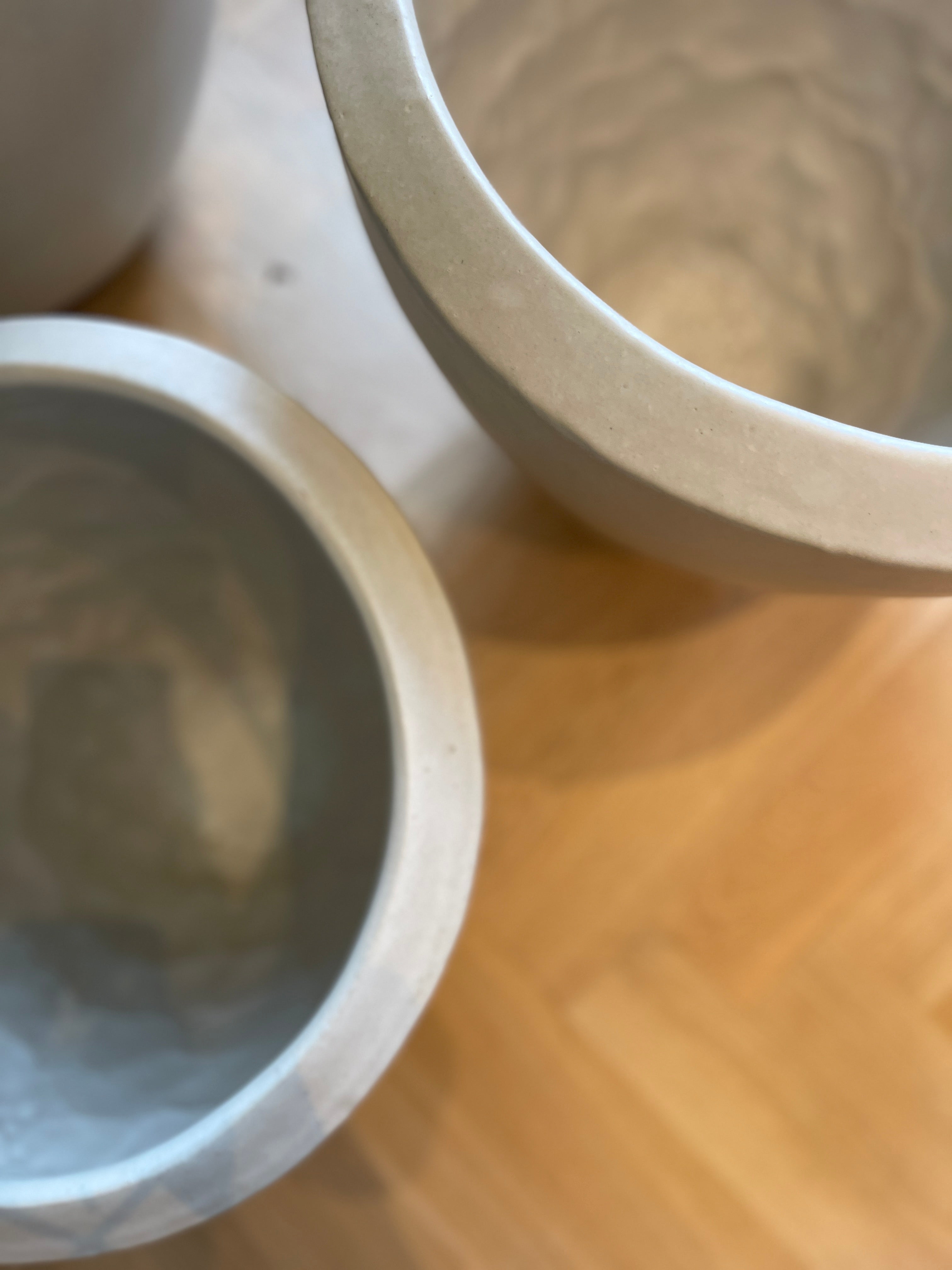 Mobach Ceramics Pot J1, J2 & J3 - Ecru