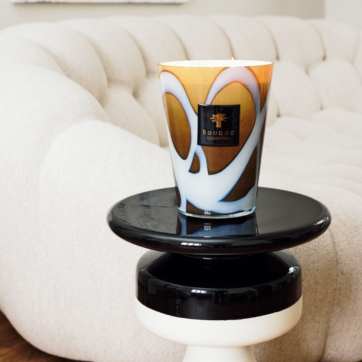 Baobab Scented Candle - Stones Agate