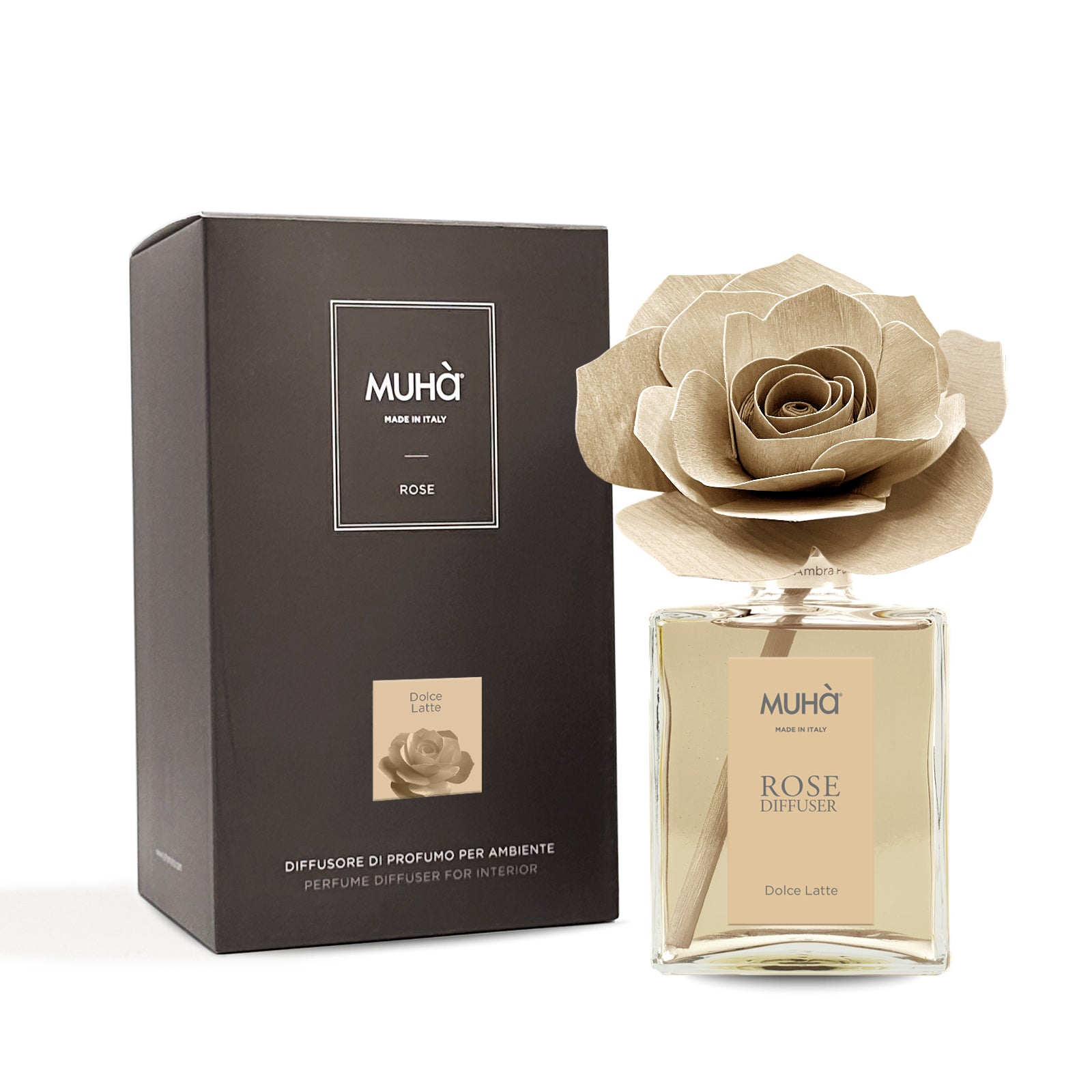 Muhà room diffuser ROSE Dolce Latte - 200ML