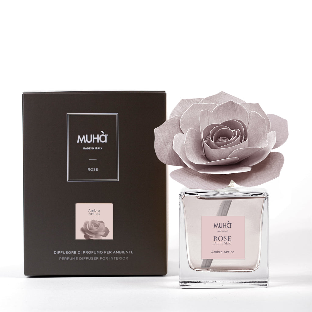 Muhà geurdiffuser ROSE Ambra Antica - 100ML