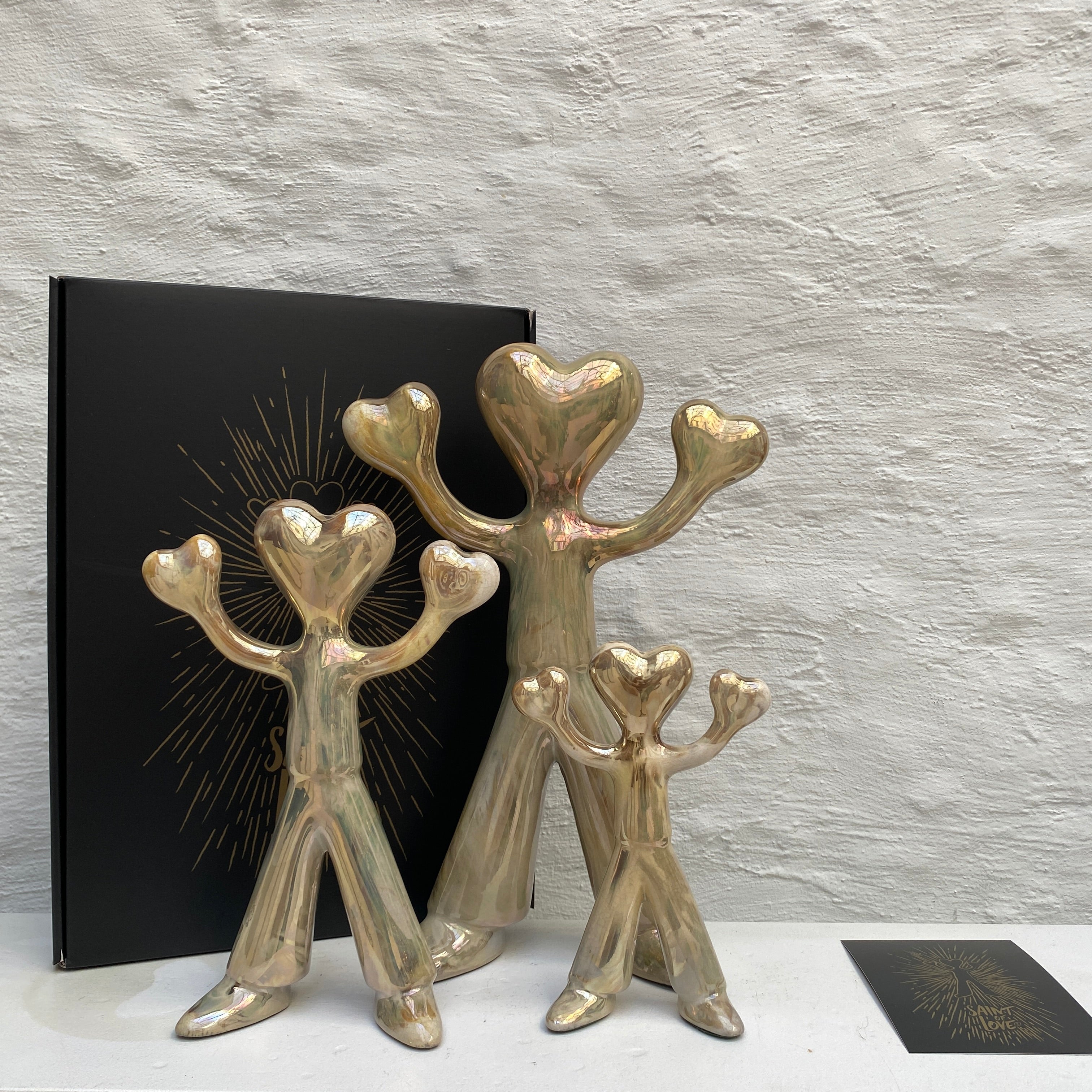 Saint of Love - Raku Silver