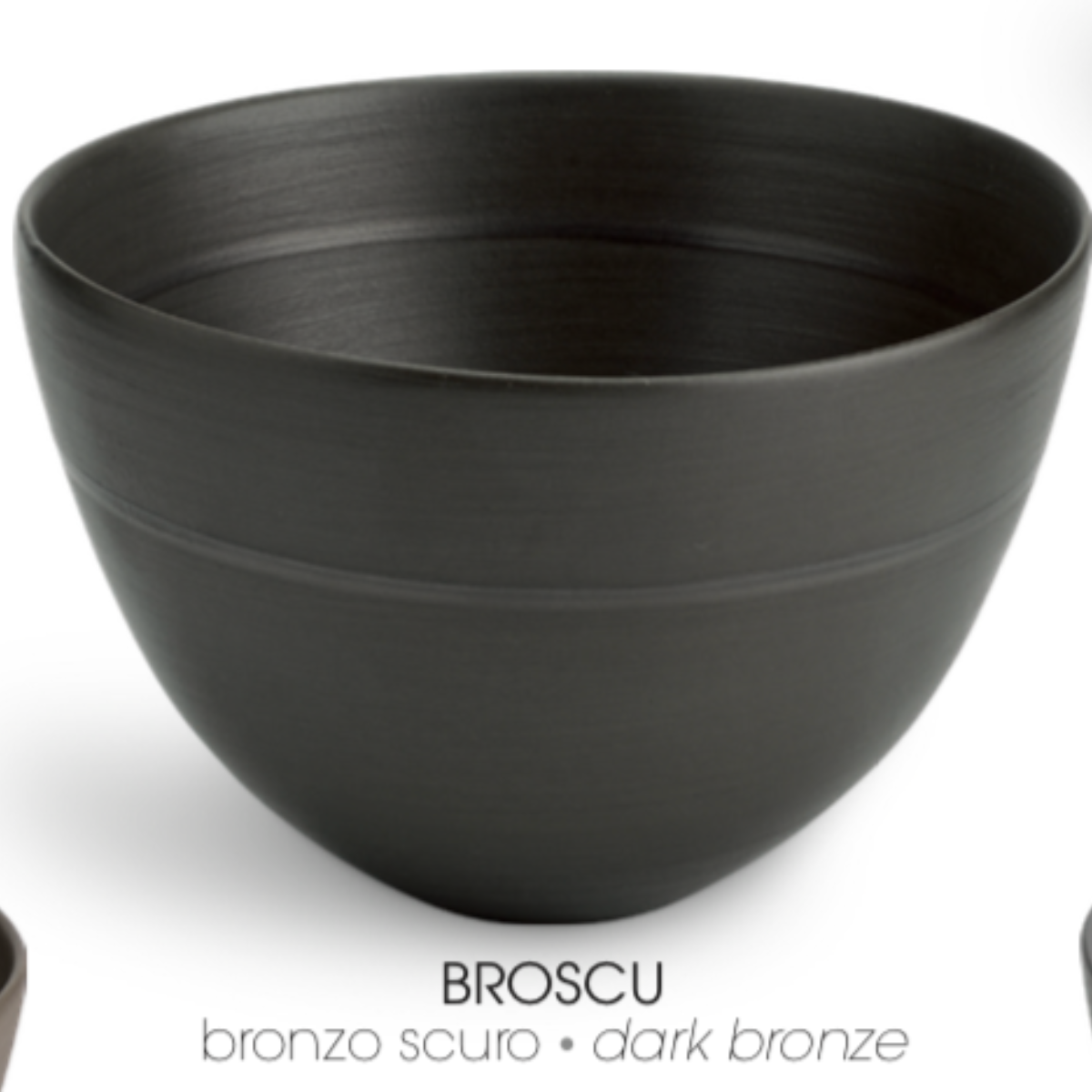Rina Menardi keramiek vaas Mono Dark Bronze