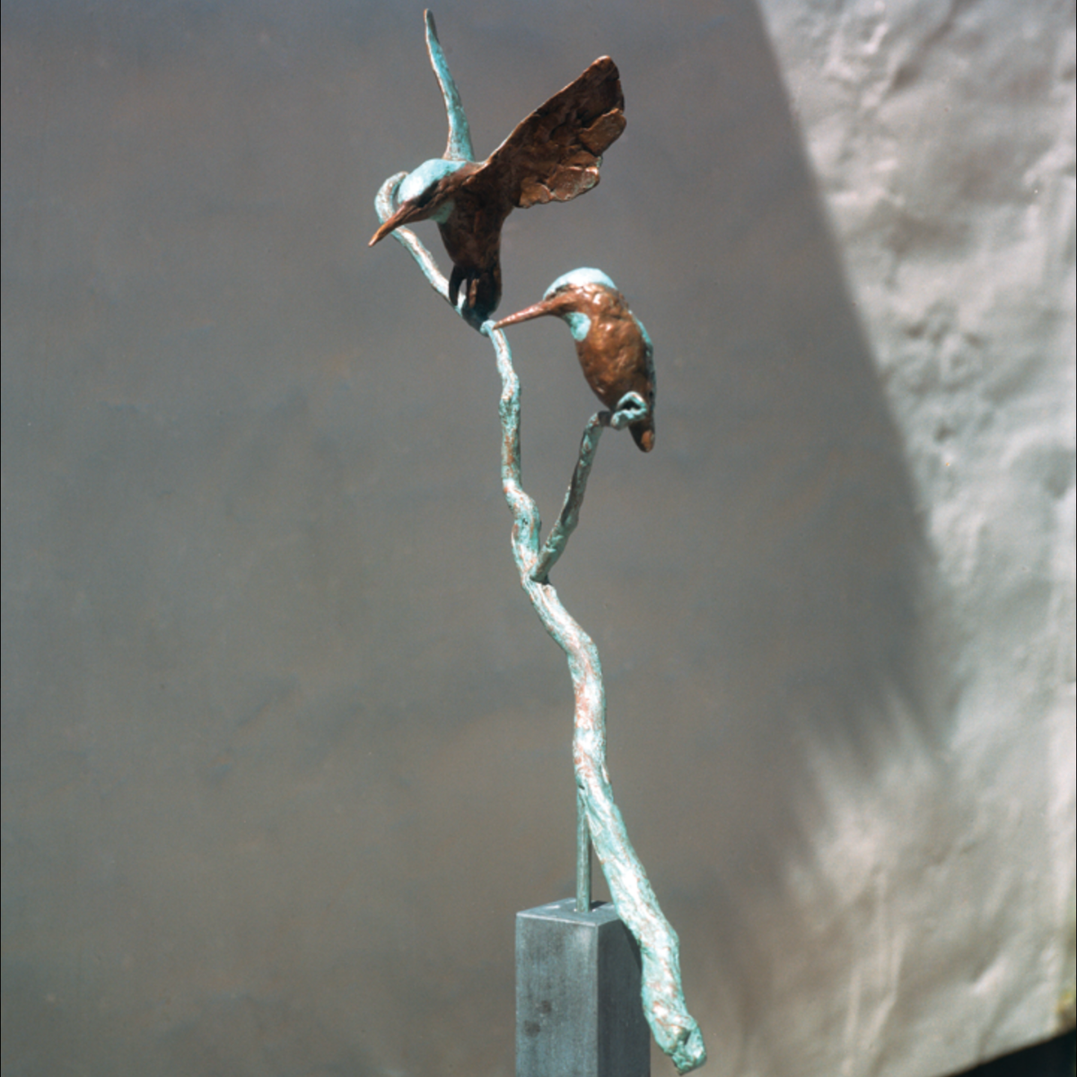 Jonneke Kodde - Flying and Perched Kingfisher