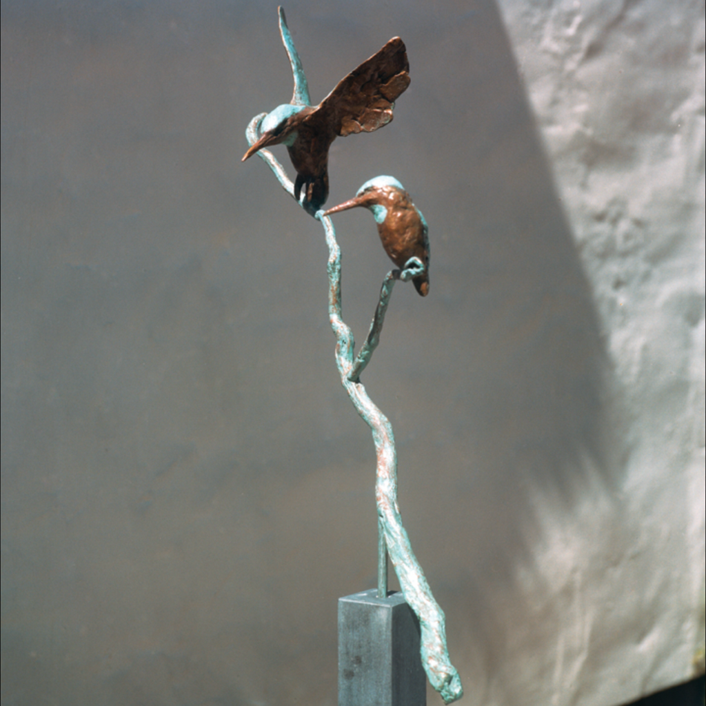 Jonneke Kodde - Vliegende en zittende ijsvogel