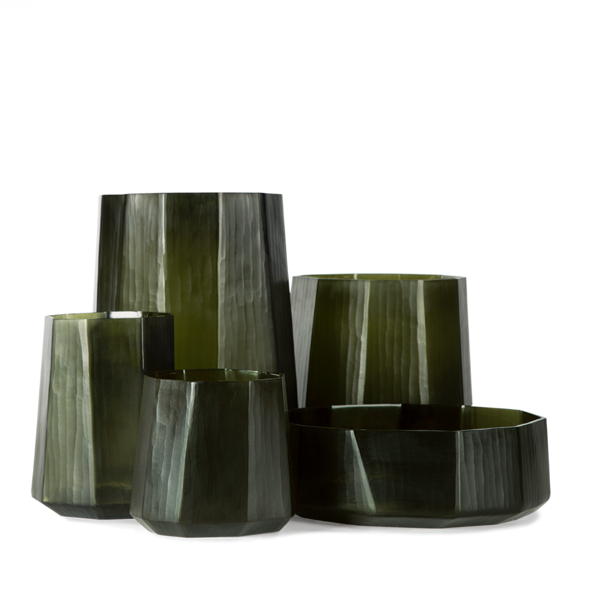 GUAXS Vase Okka Black/Steelgrey