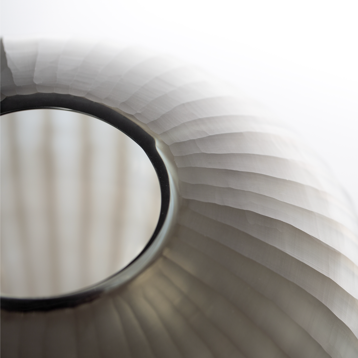 GUAXS Vase Gobi Indigo/Smokegrey - Round