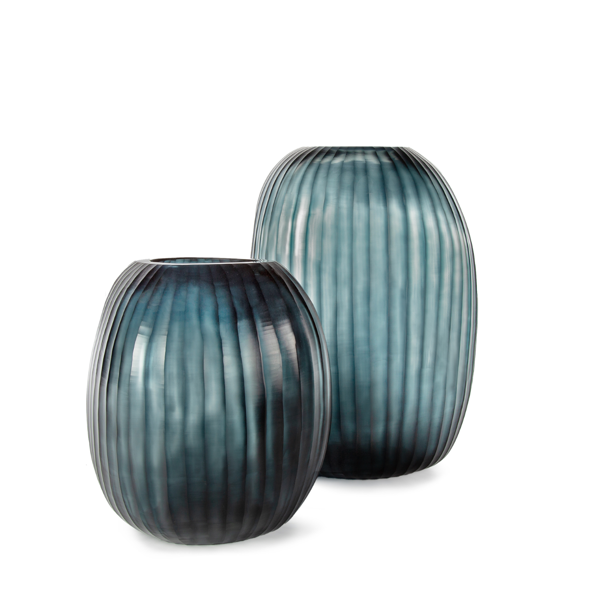 GUAXS Vase Patara Clear/Dark Indigo